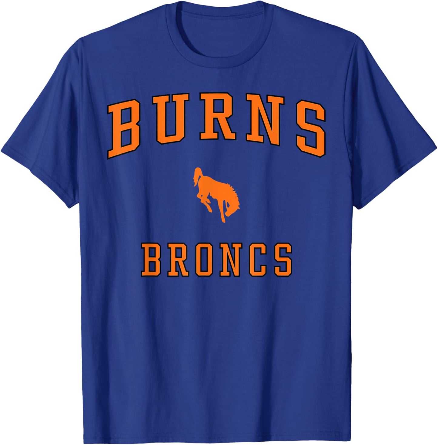 Burns High School Broncs T-Shirt - T-Shirt | Royal
