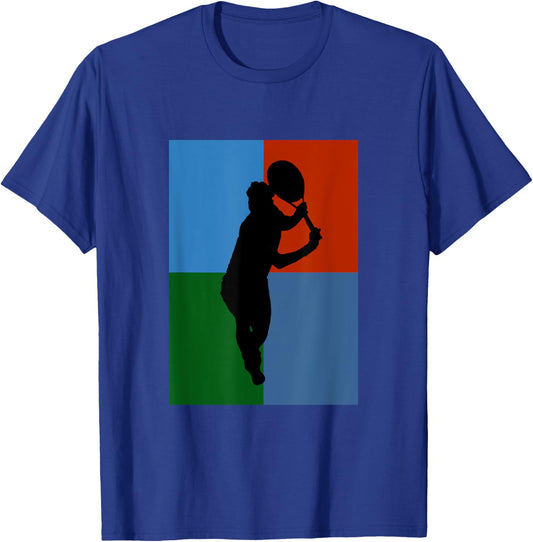 Tennis Grand Slam Courts Backhand T-Shirt - T-Shirt | Royal