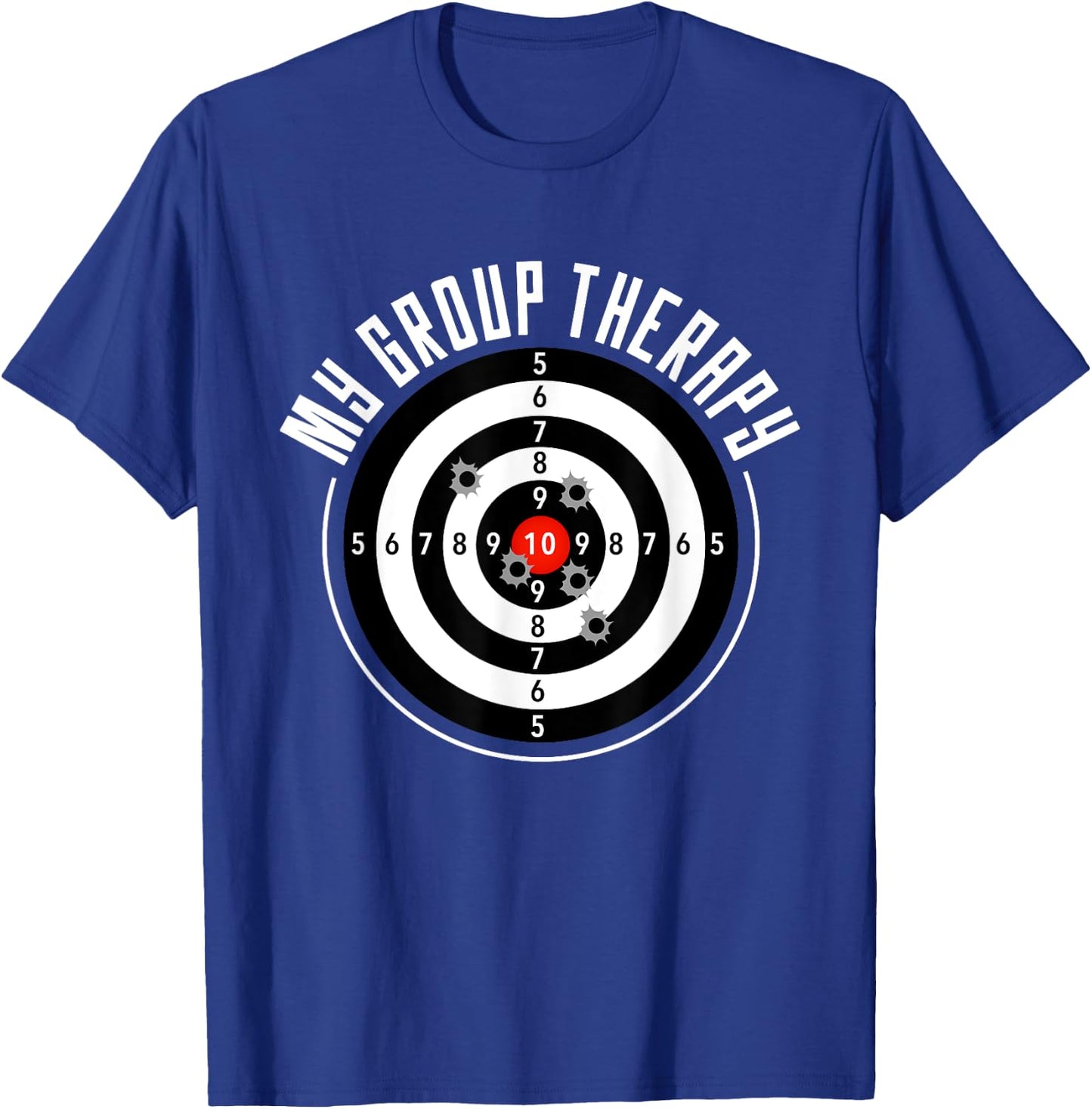 My Group Therapy Funny Gun Shooting Range Gift Women T-Shirt - T-Shirt | Royal