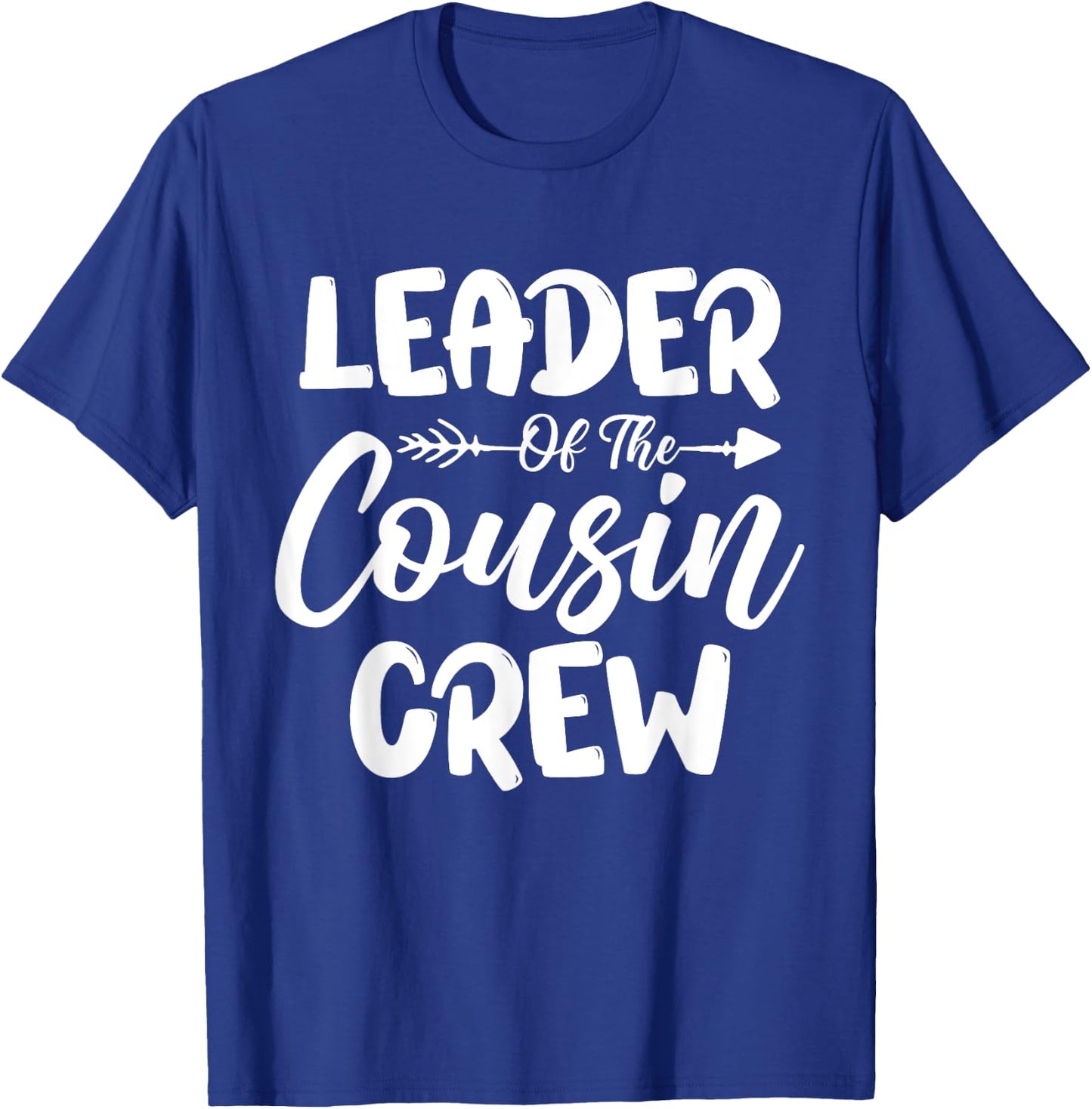 Kids Leader Of The Cousin Crew Toddler Girls Family Reunion T-Shirt - T-Shirt | Royal