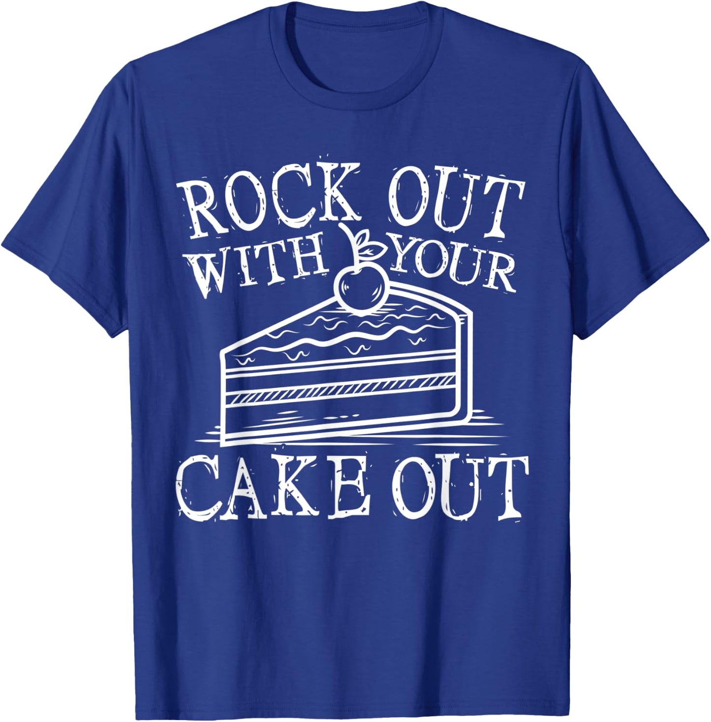 Baking Rock Out Cake Bakery Baker Gifts T-Shirt - T-Shirt | Royal