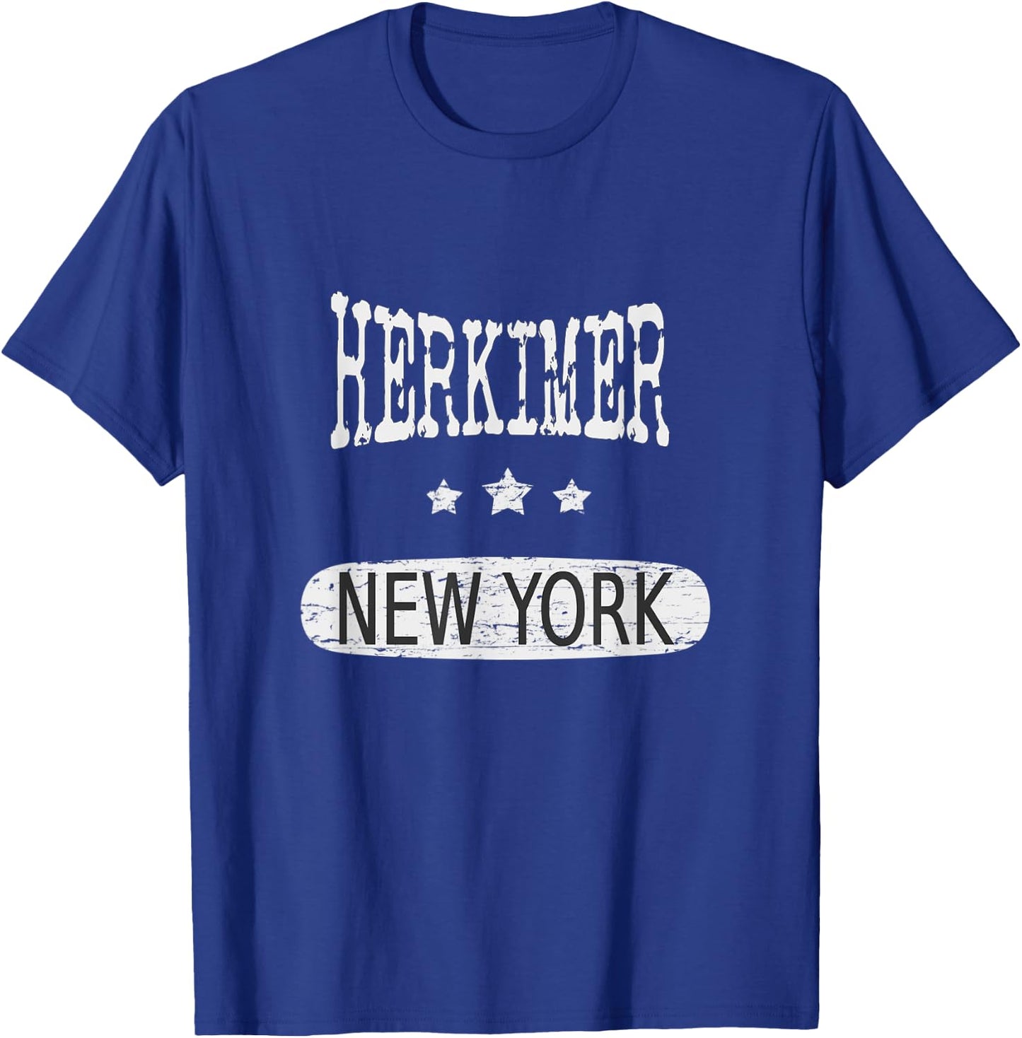 Vintage Herkimer New York T-Shirt - T-Shirt | Royal