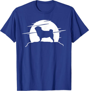 Pug Puggie-Dog T-Shirt - T-Shirt | Royal
