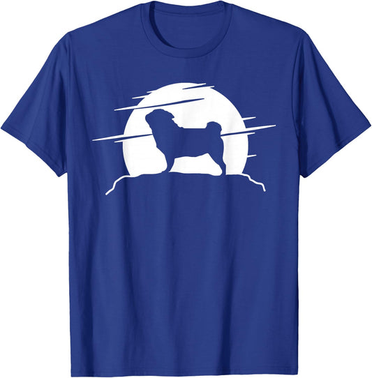 Pug Puggie-Dog T-Shirt - T-Shirt | Royal