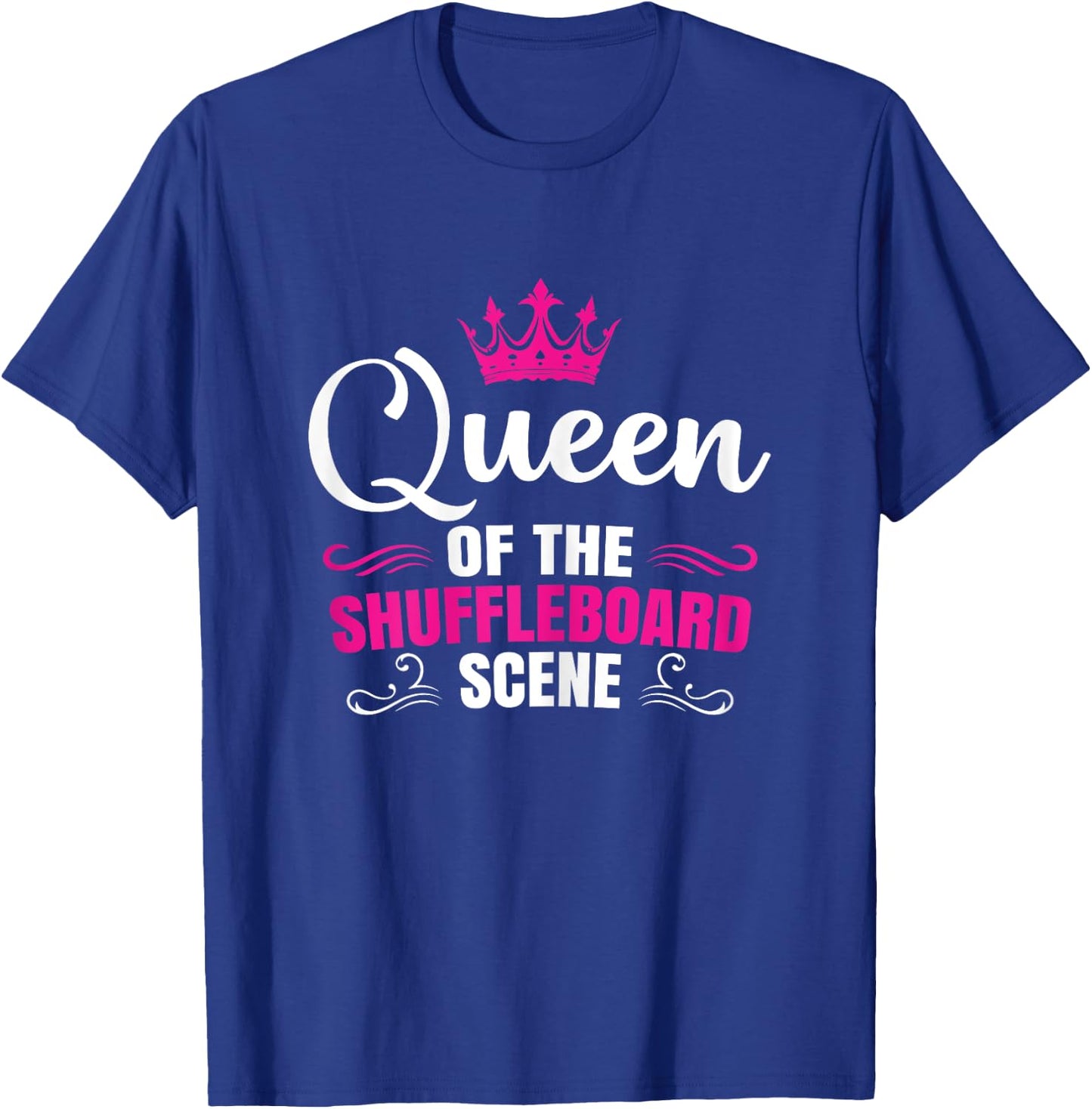 Shuffleboard champion funny shuffleboard queen T-Shirt - T-Shirt | Royal