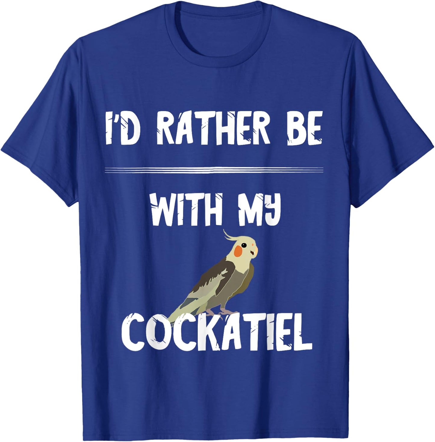 Cockatiel Budgie Bird Owner Parrots Birds T-Shirt - T-Shirt | Royal