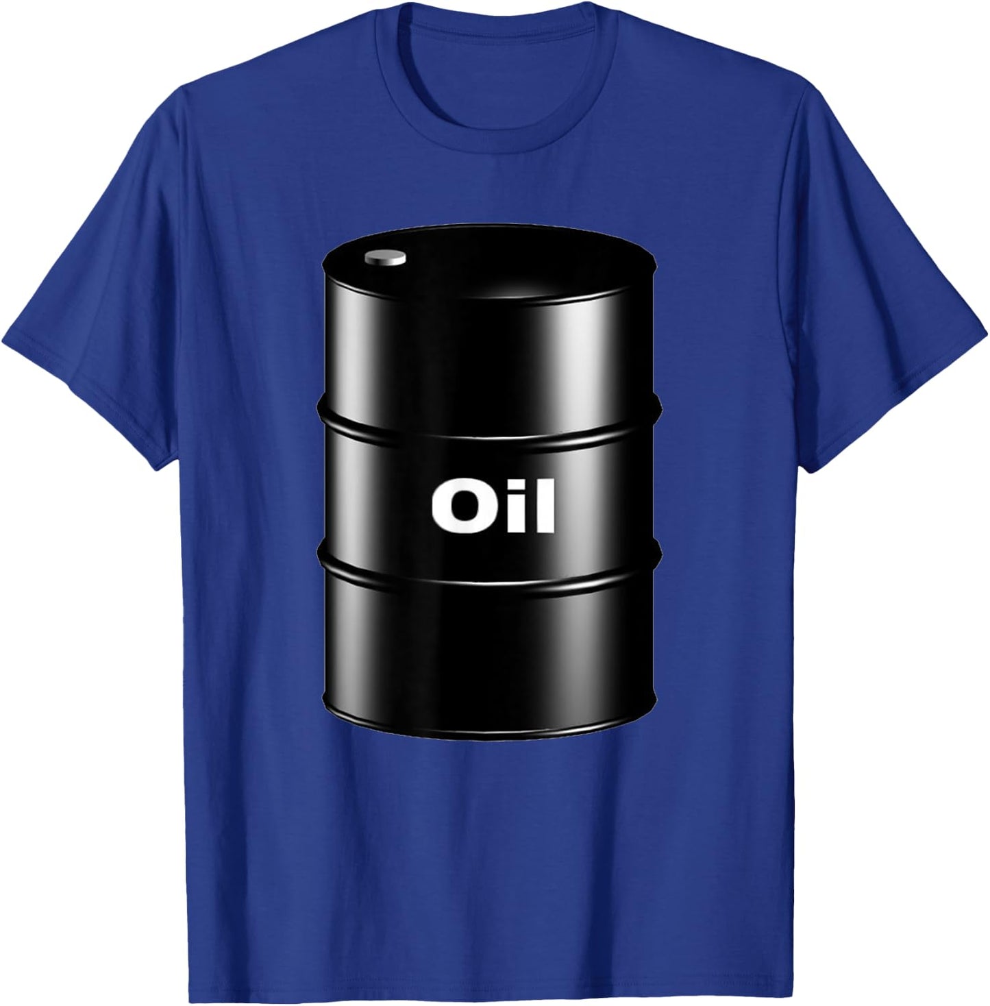 Large Barrel of Crude Oil T-Shirt - T-Shirt | Royal