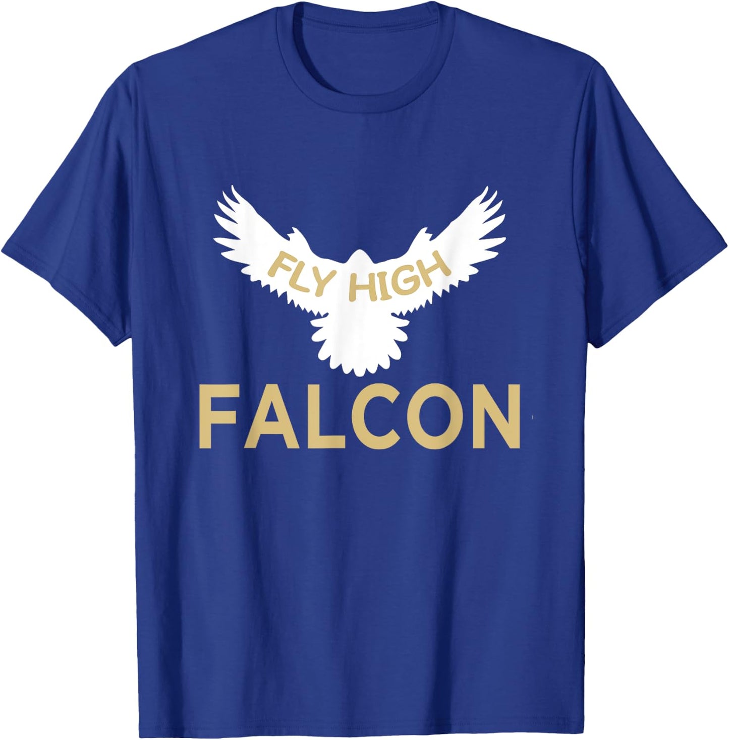 Fly High Falcon - Whisperer Falconer Bird of Prey Falconry T-Shirt - T-Shirt | Royal