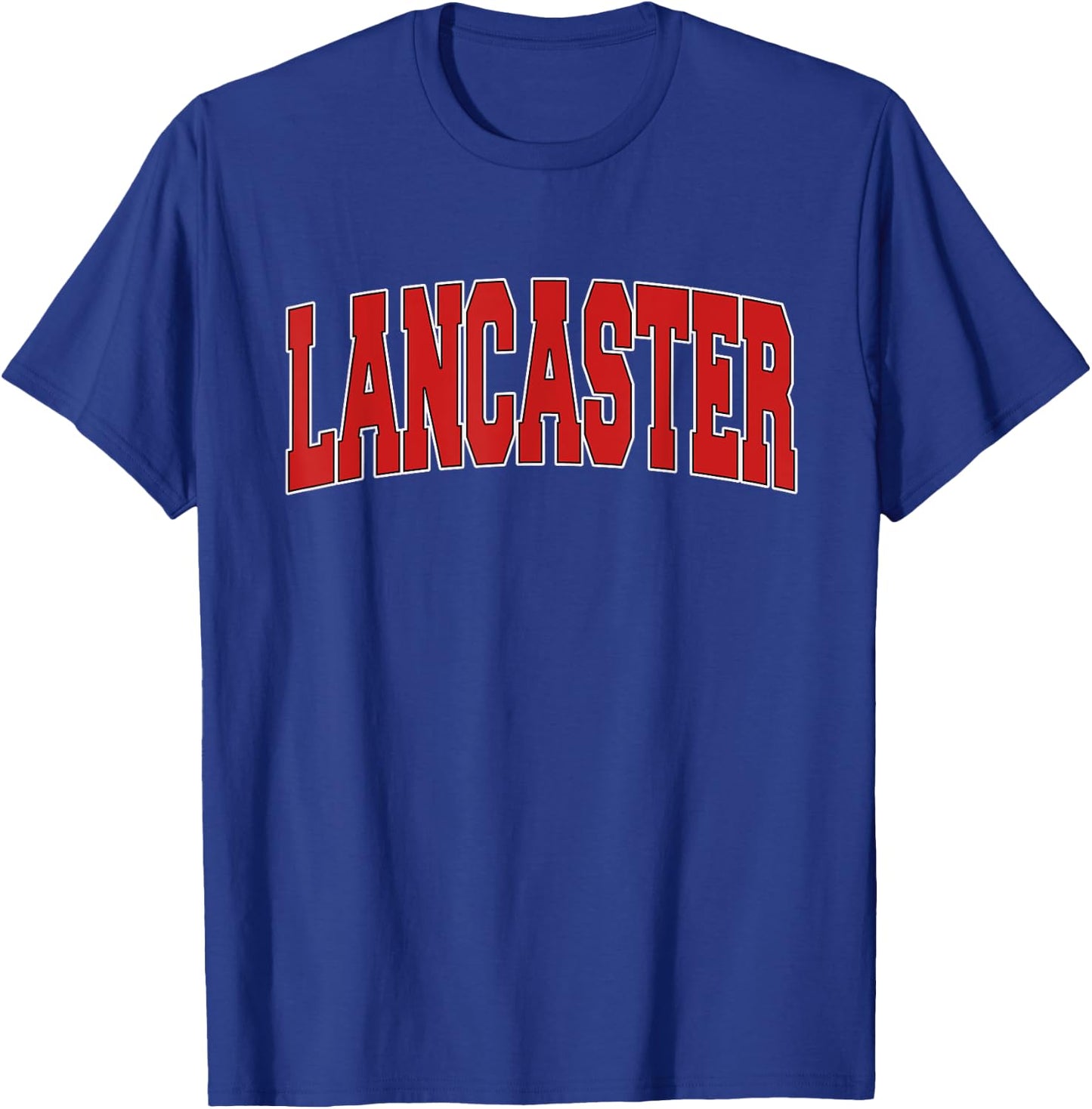 LANCASTER NY NEW YORK Varsity Style USA Vintage Sports T-Shirt - T-Shirt | Royal