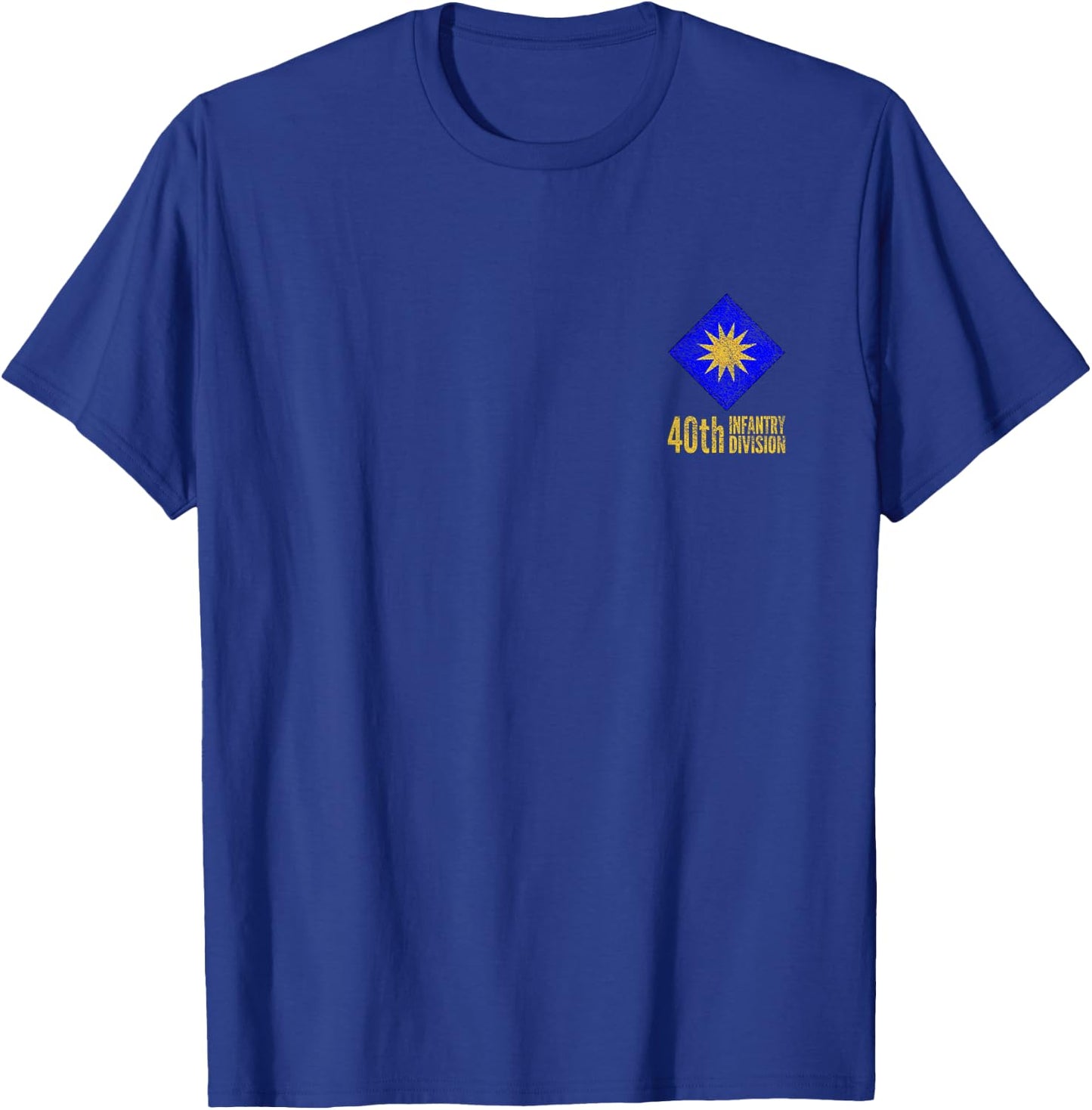 40th Infantry Division Army T-Shirt - T-Shirt | Royal
