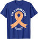 Uterine Cancer Survivors I'm A Survivor Uterine Cancer T-Shirt - T-Shirt | Royal