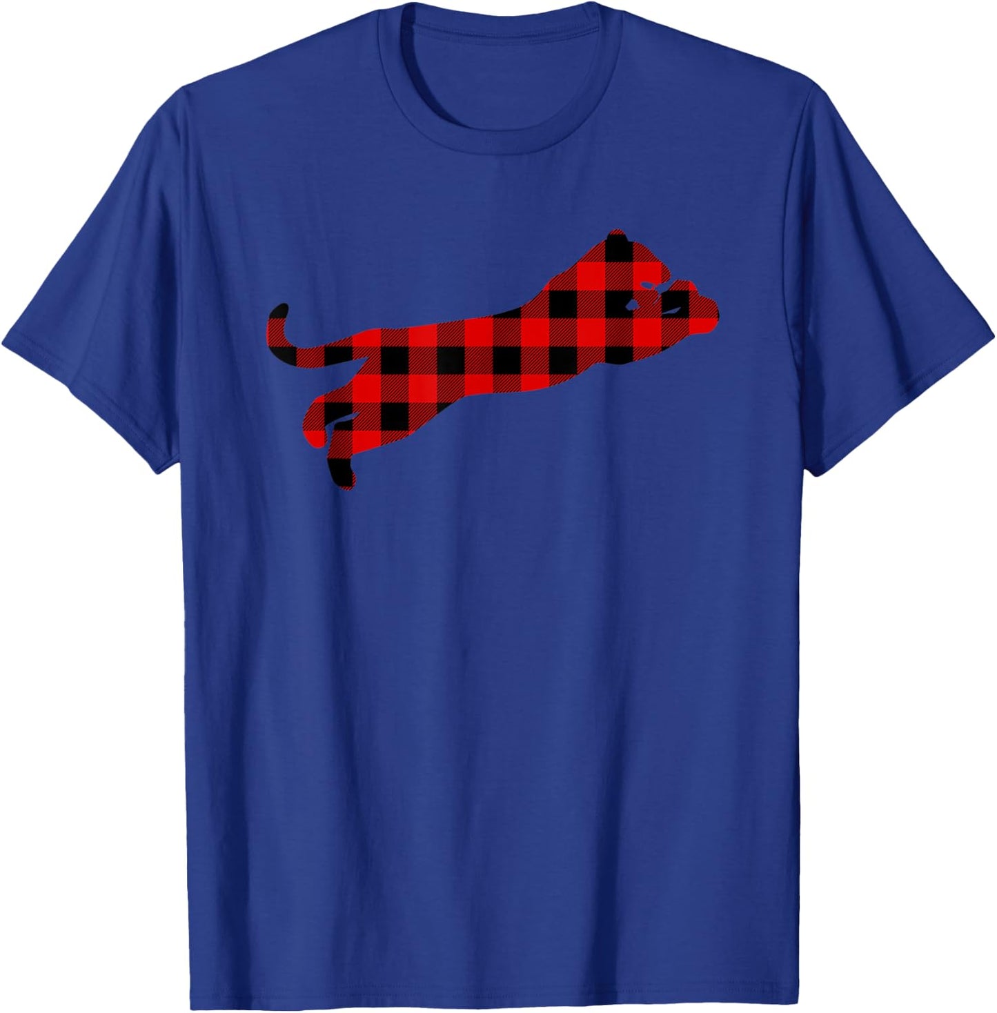 Cougar Red Buffalo Plaid Puma Animal Matching Family PJ Gift T-Shirt - T-Shirt | Royal