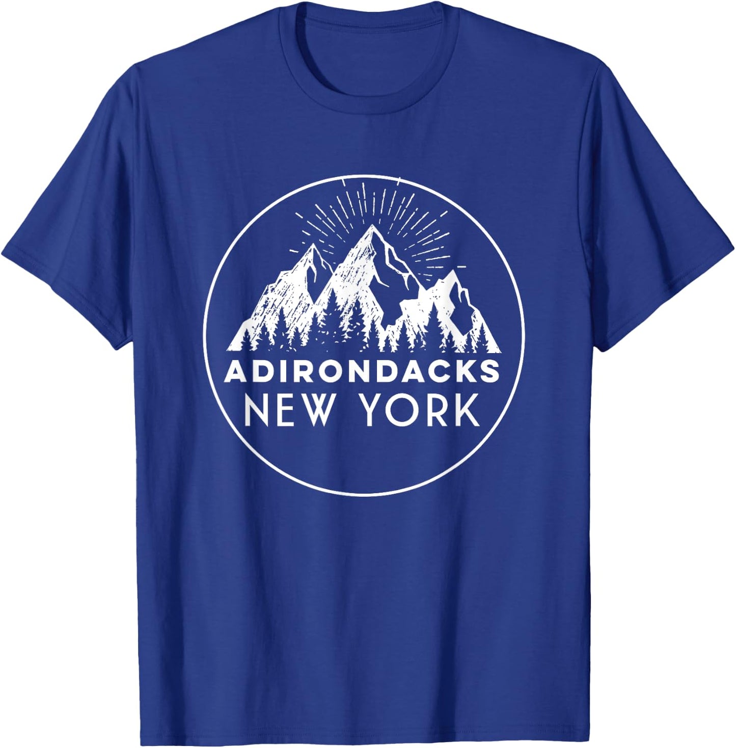 Adirondacks Women | Adirondacks New York Gift T-Shirt - T-Shirt | Royal