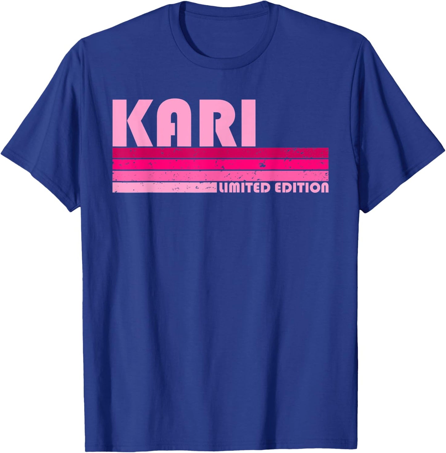 KARI Name Personalized Retro Vintage 80s 90s Birthday T-Shirt - T-Shirt | Royal