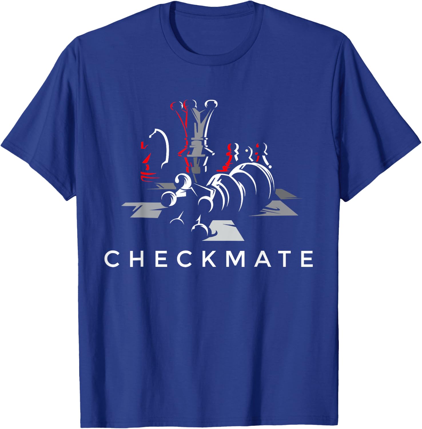 Cool Chess Checkmate Novelty Graphic & Cool Designs T-Shirt - T-Shirt | Royal