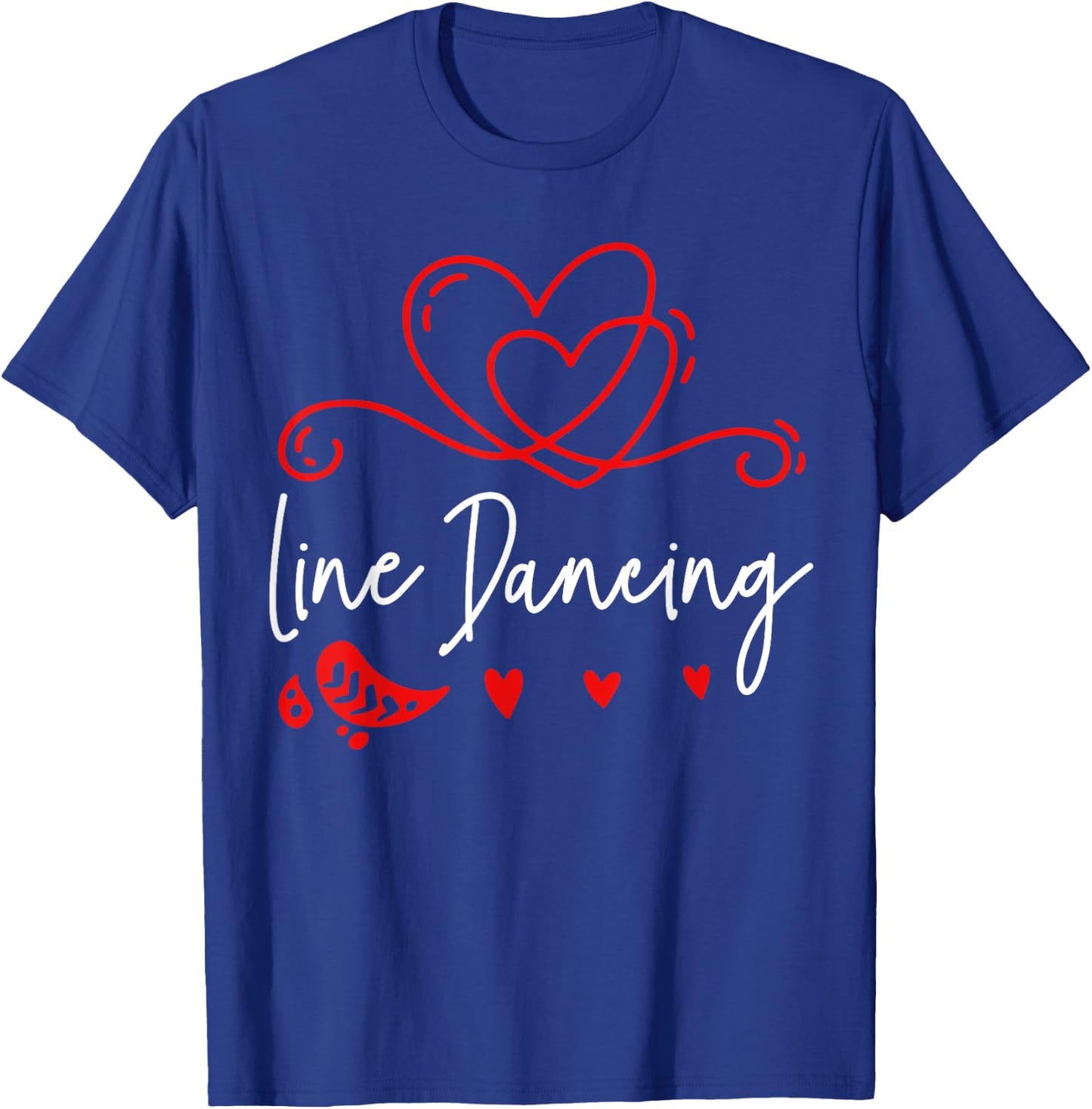 Line Dancing Line Dance T-Shirt - T-Shirt | Royal