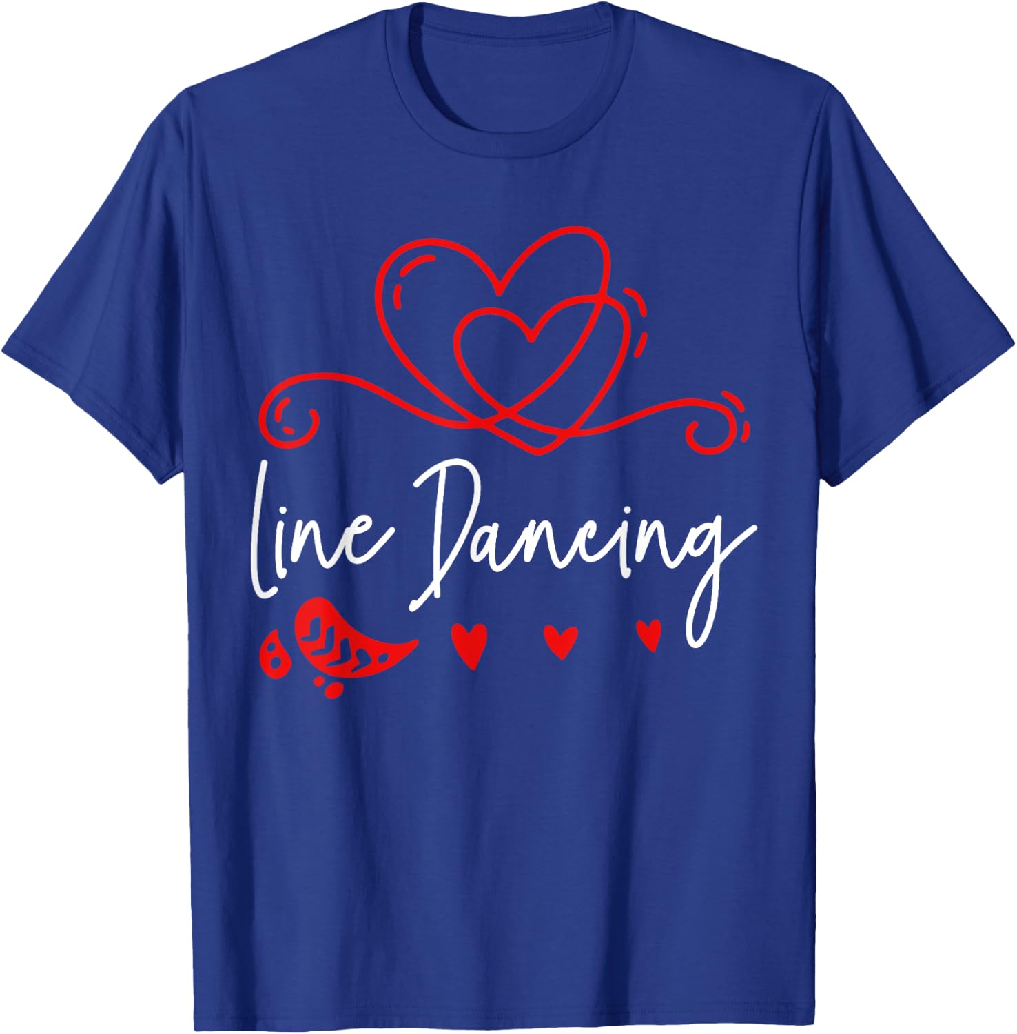 Line Dancing Line Dance T-Shirt - T-Shirt | Royal