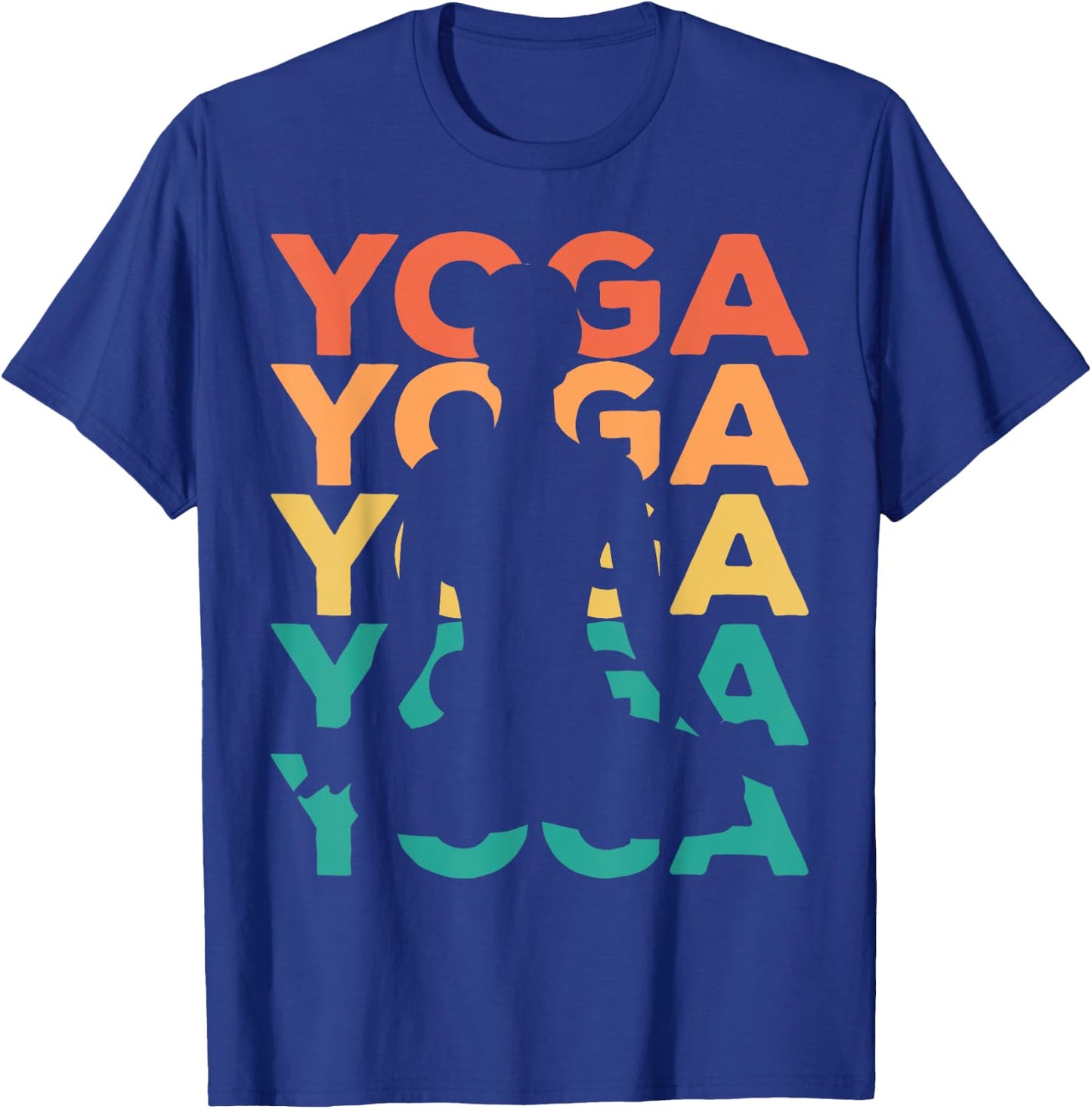 Retro Vintage Yoga Gift Yogis T-Shirt - T-Shirt | Royal