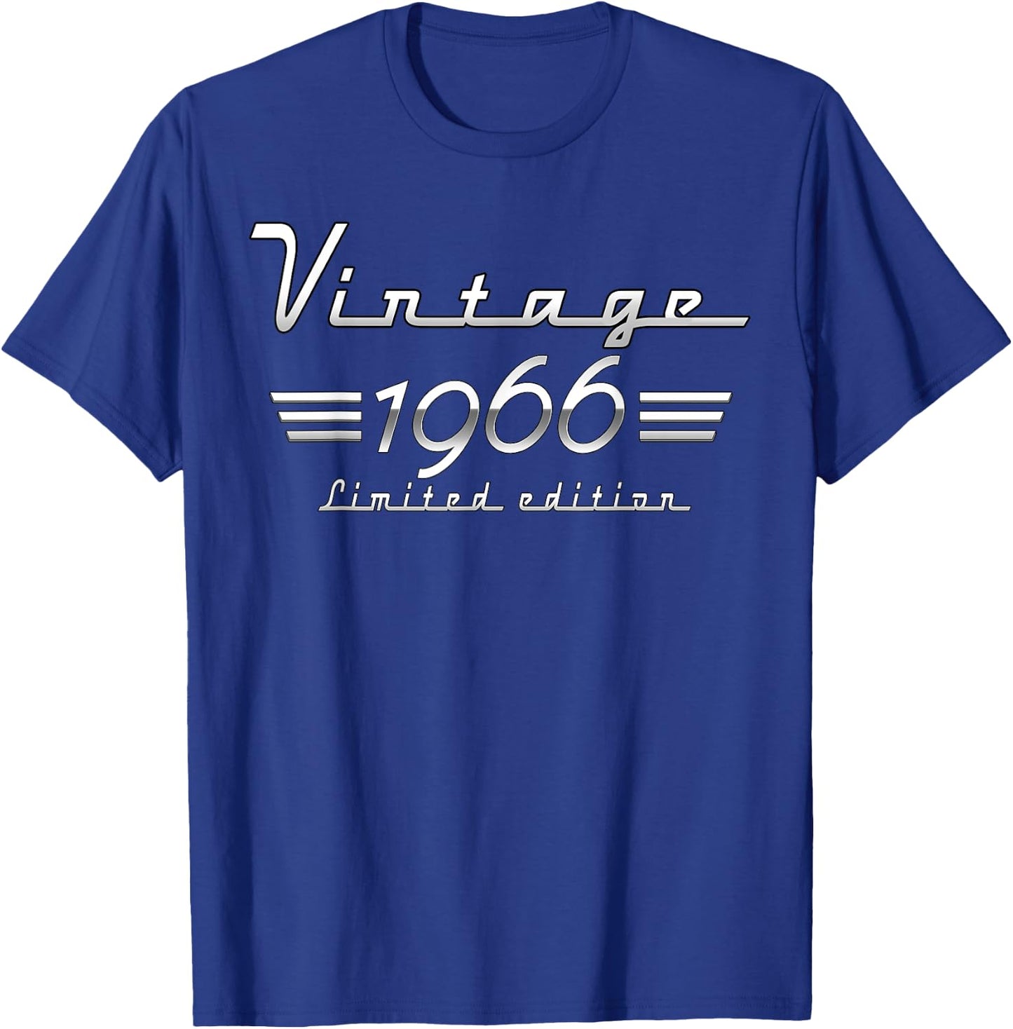 59 Year Old Gift Vintage Classic 1966 Limited 59th Birthday T-Shirt - T-Shirt | Royal