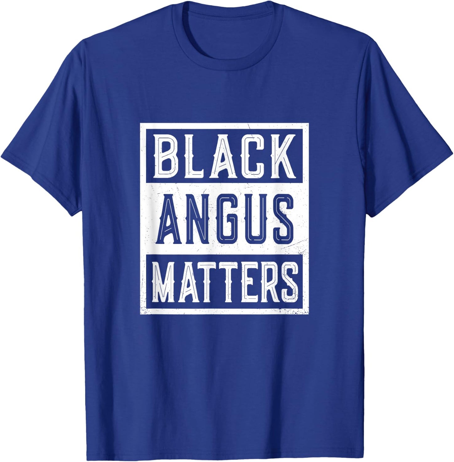Black angus matters - Black angus rancher T-Shirt - T-Shirt | Royal