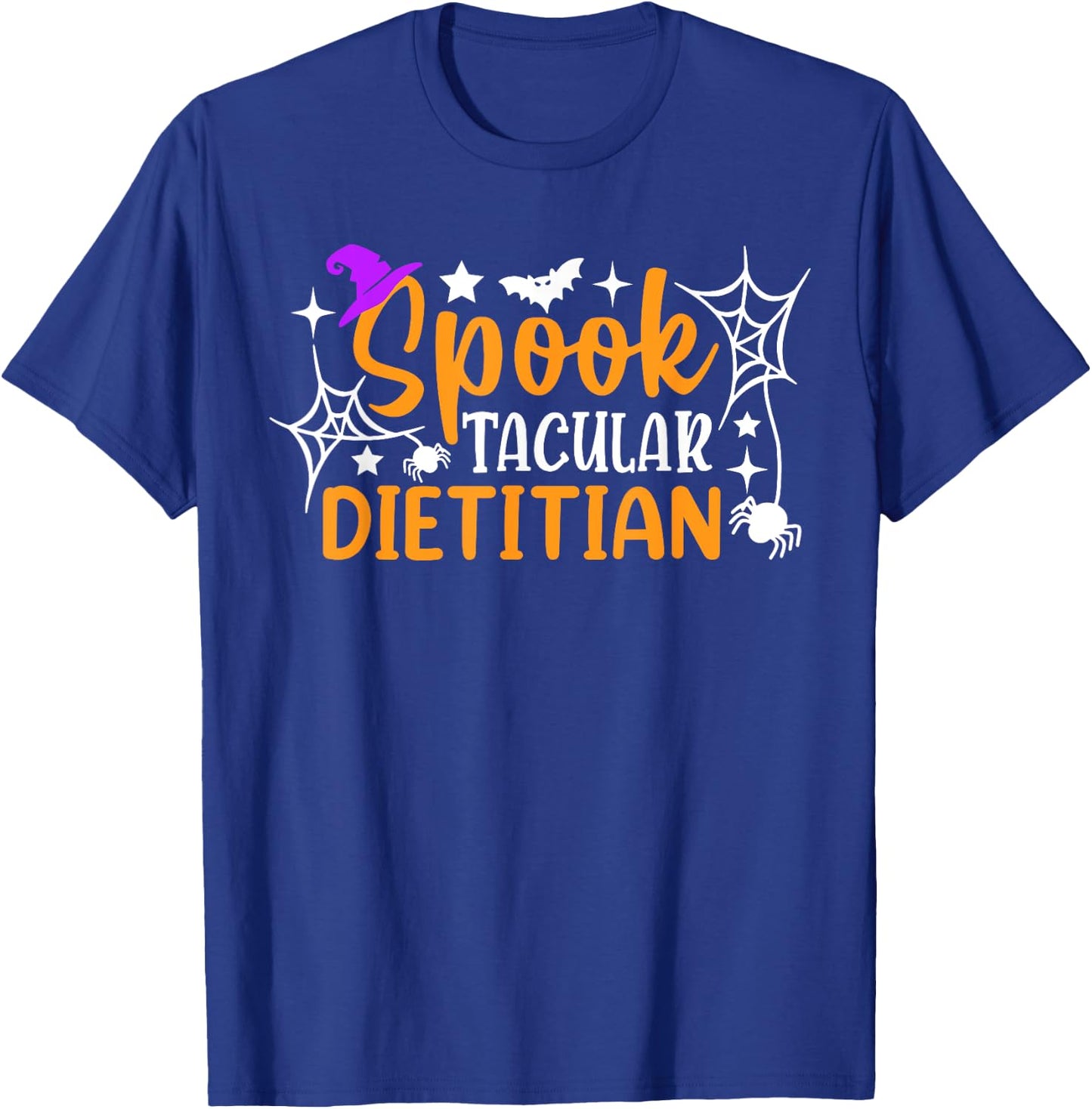 Spooktacular Dietitian Shirt Funny Halloween Costume T-Shirt - T-Shirt | Royal