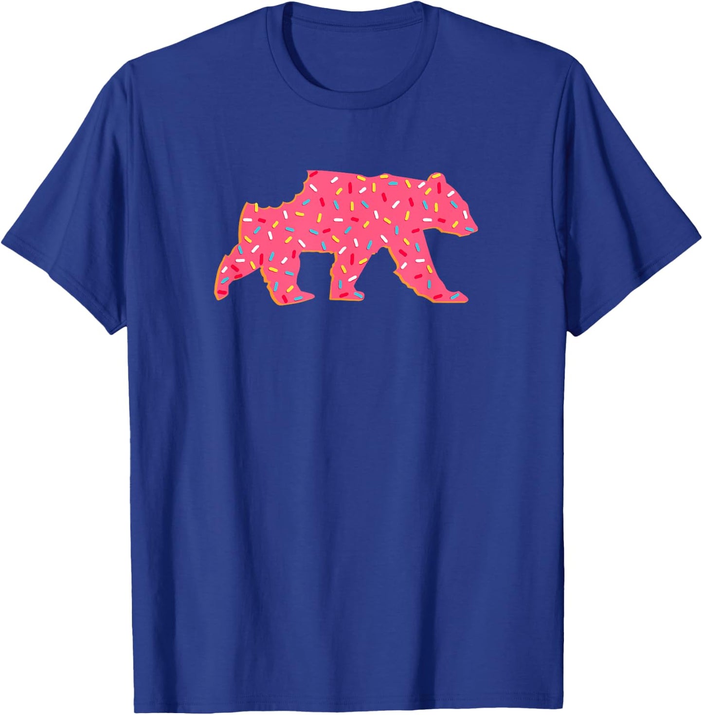 Animal Cracker Frosted Gay Bear with Sprinkles and a Bite T-Shirt - T-Shirt | Royal