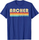 ARCHER Name Personalized Funny Retro Vintage Birthday T-Shirt - T-Shirt | Royal