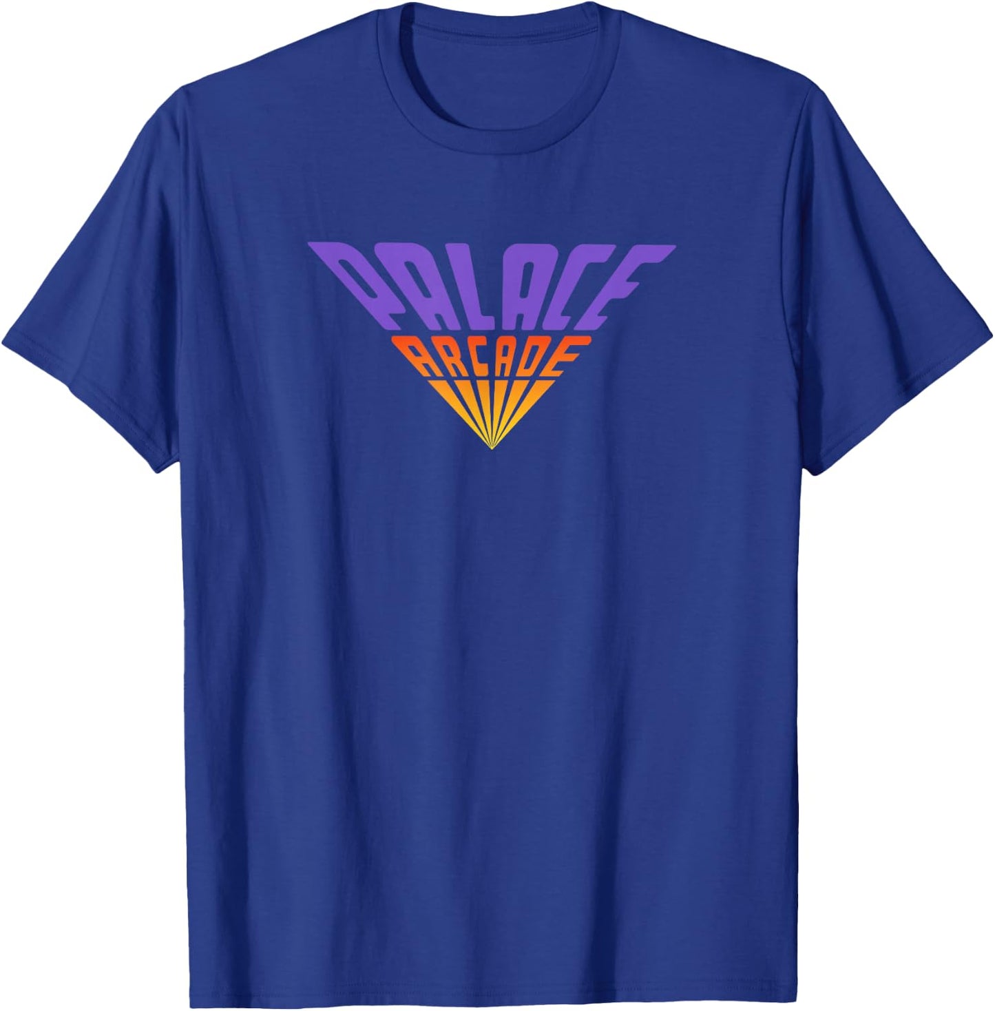 Stranger Things Palace Arcade Fading Logo T-Shirt - T-Shirt | Royal