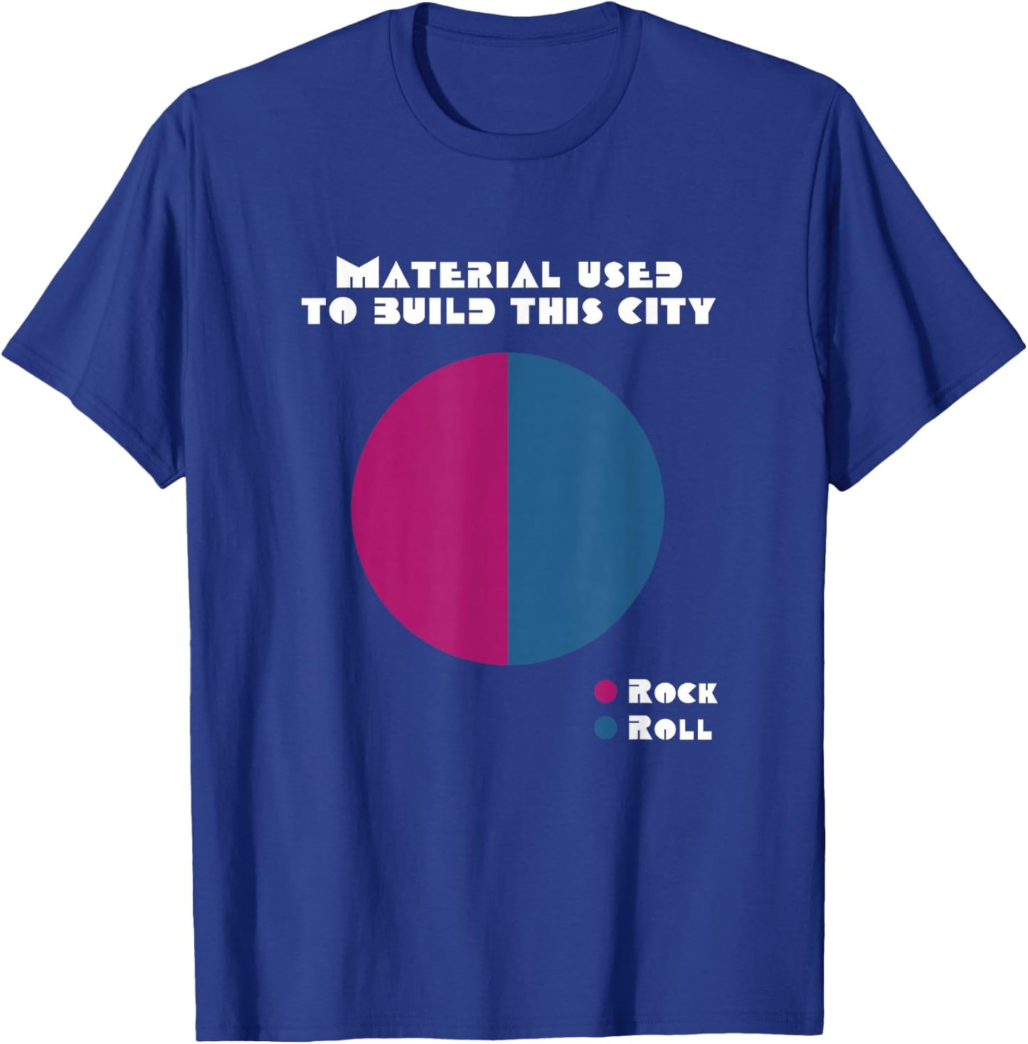 We Built This City 80's Classic Rock And Roll Music Lyrics T-Shirt - T-Shirt | Royal