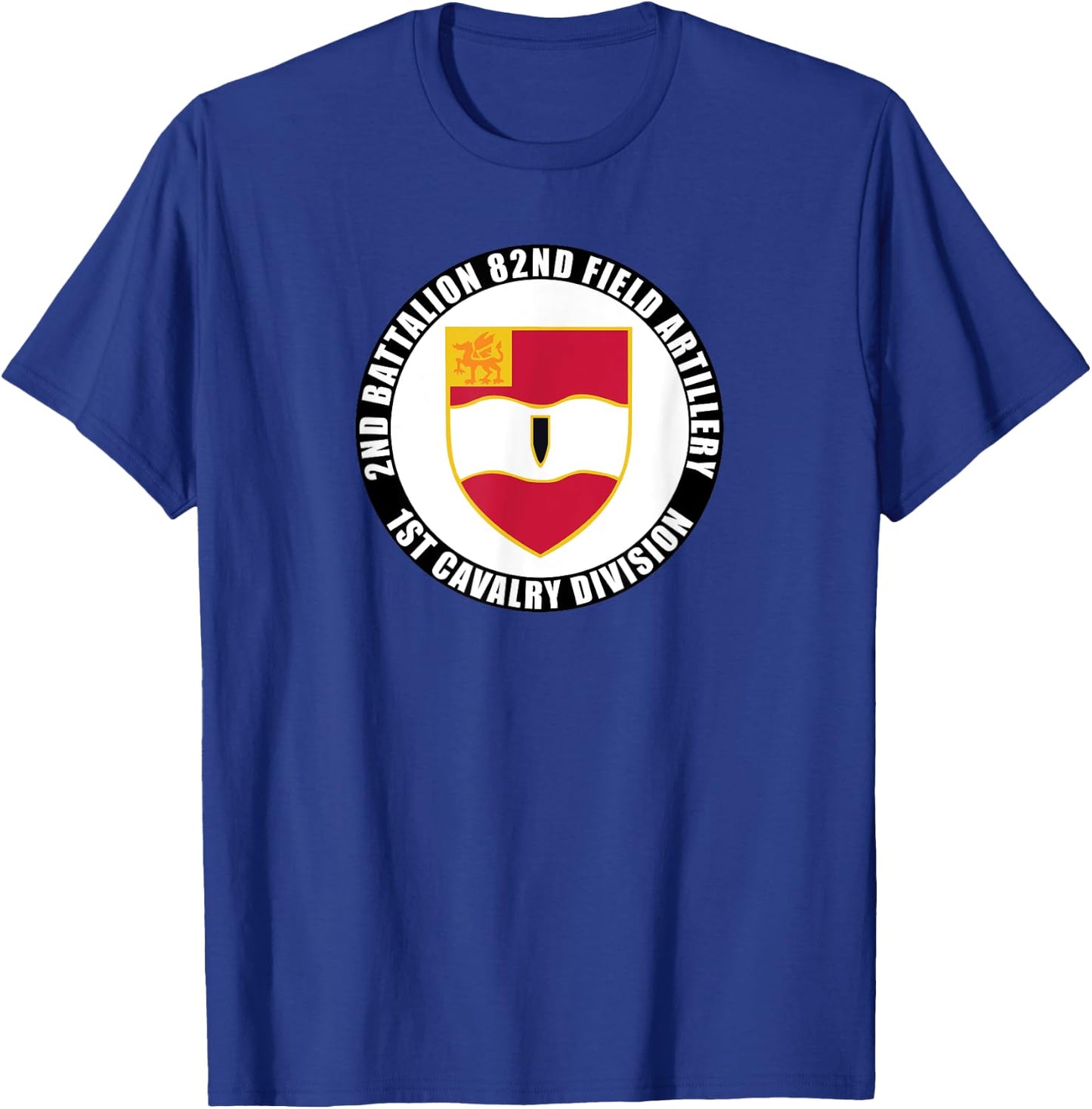 2nd Battalion 82nd Field Artillery 1st Cavalry Division Vet T-Shirt - T-Shirt | Royal
