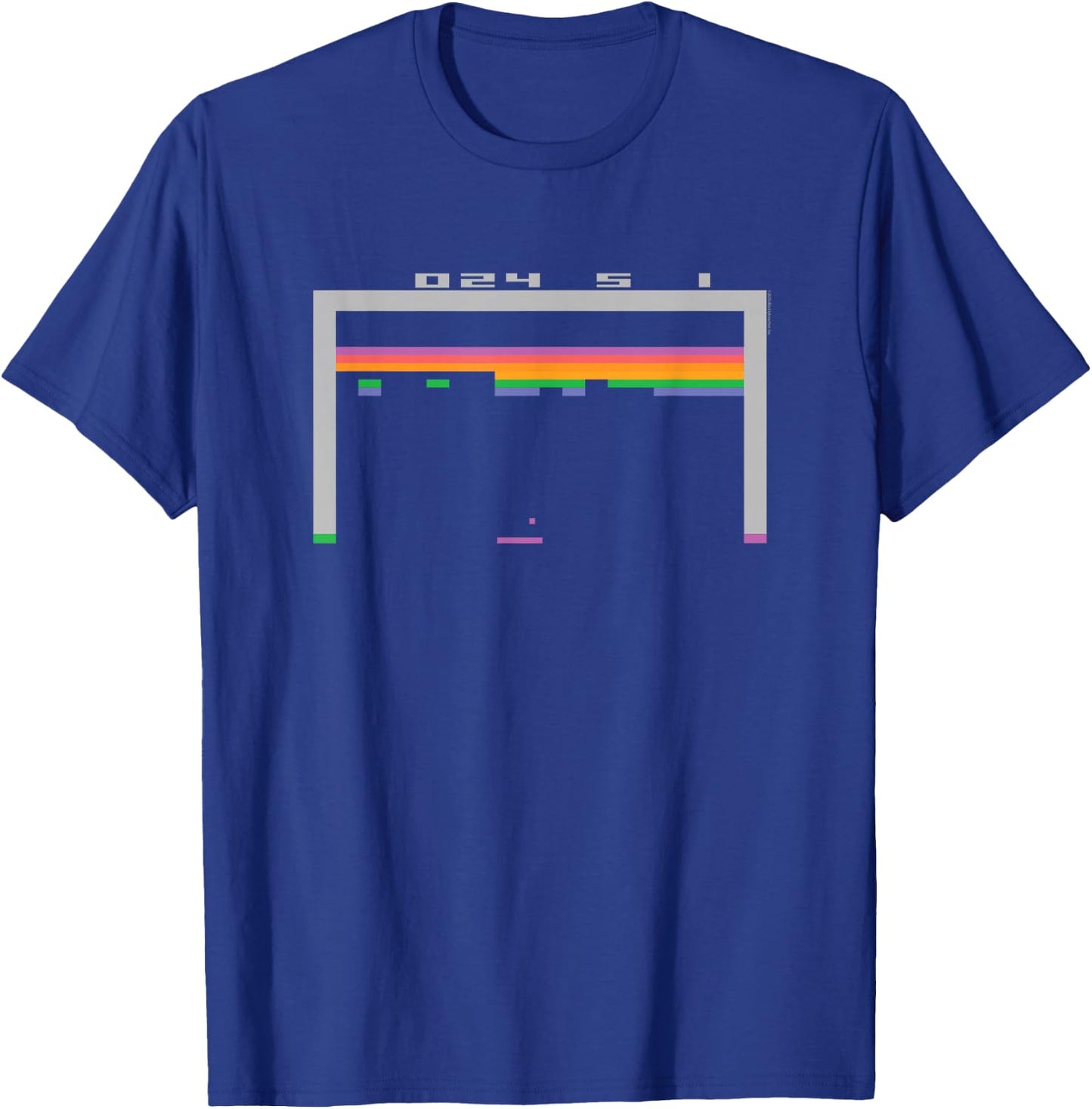 ATARI Breakout Gameplay Screen Iconic Game T-Shirt - T-Shirt | Royal