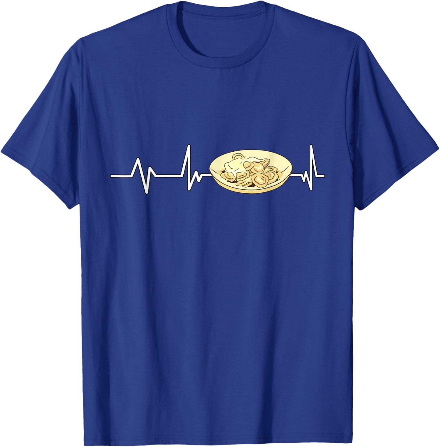 Pelmeni Heartbeat Pelmeni Gift Pelmeni T-Shirt - T-Shirt | Royal