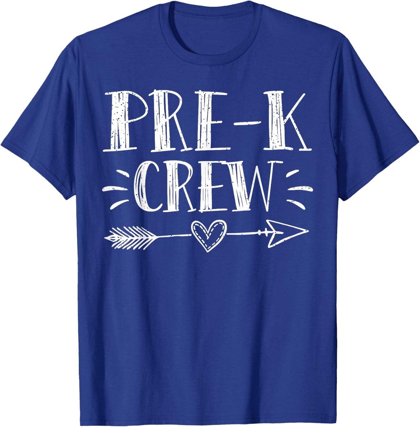Pre-K Crew 1st Day Of School Pre-K Teacher Team Men Women Girls Kids T-Shirt - T-Shirt | Royal