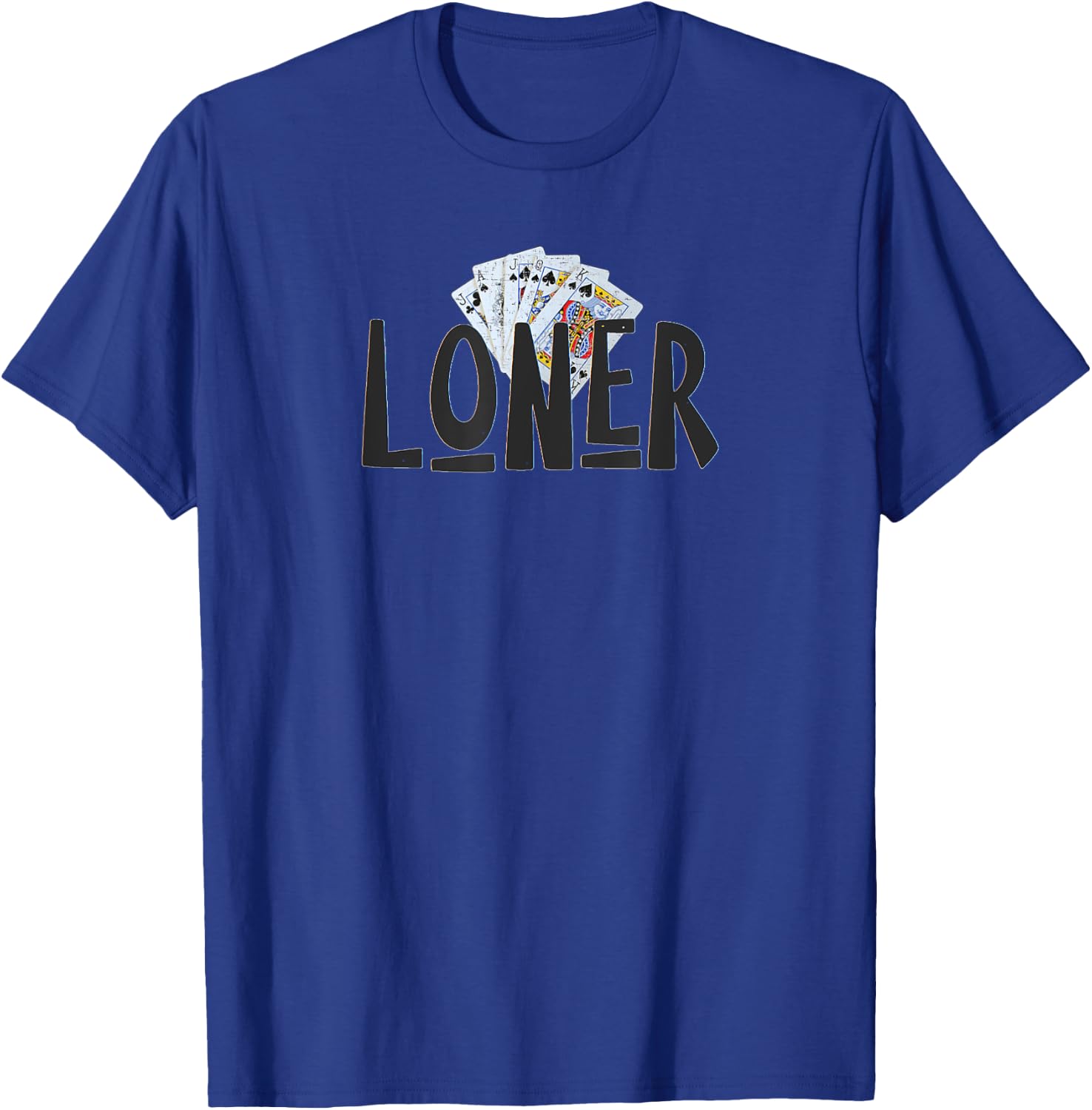Euchre Loner T-Shirt - T-Shirt | Royal