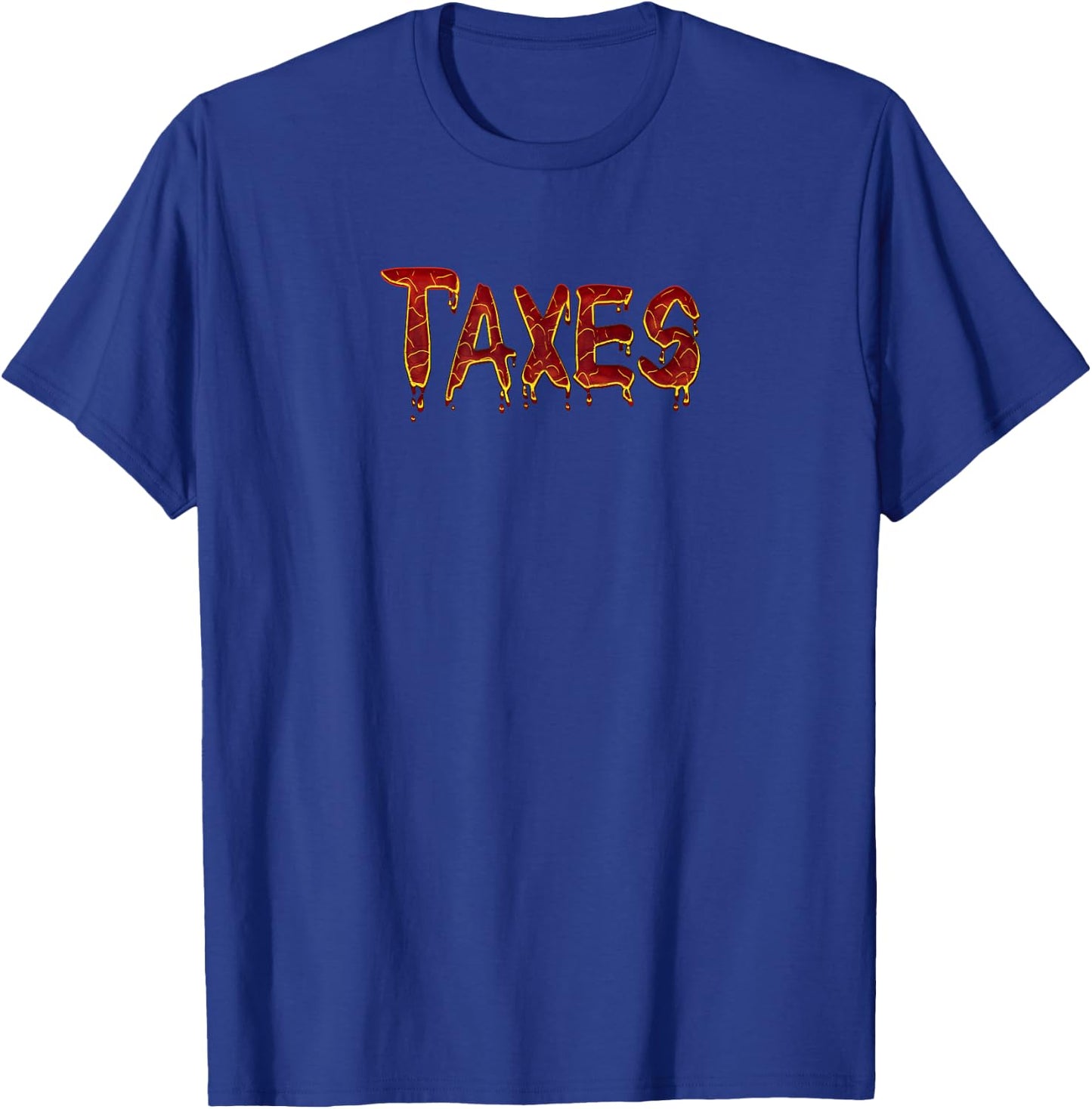 Taxes Scary Things to Adults Funny Halloween T-Shirt - T-Shirt | Royal