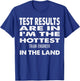 The Hottest Train Engineer In the Land Funny Gift T-Shirt - T-Shirt | Royal