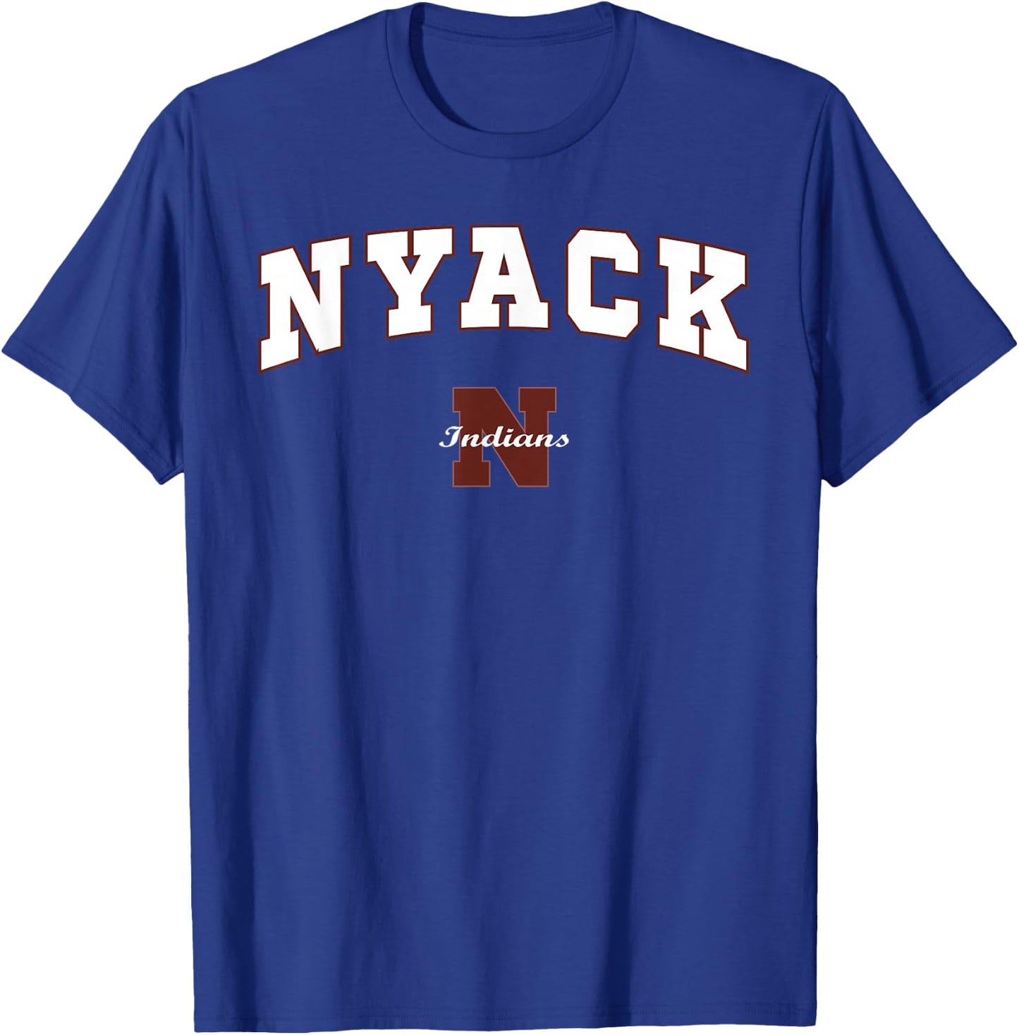 Nyack High School Indians T-Shirt - T-Shirt | Royal