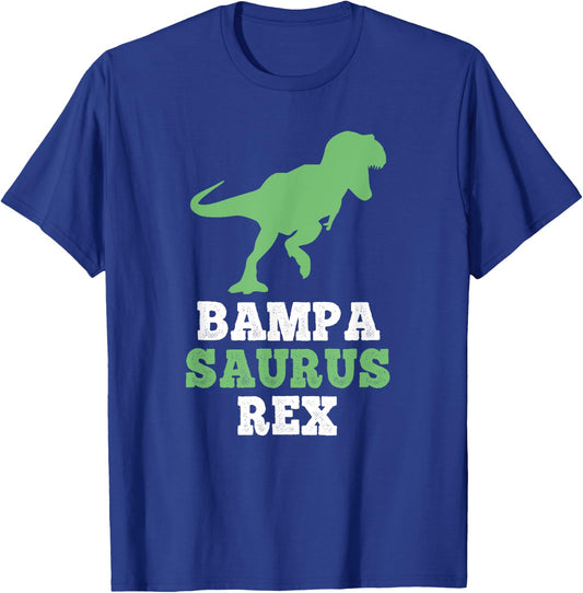 Bampa-Saurus Rex Dino Dinosaur Funny BampaSaurus T-Shirt - T-Shirt | Royal
