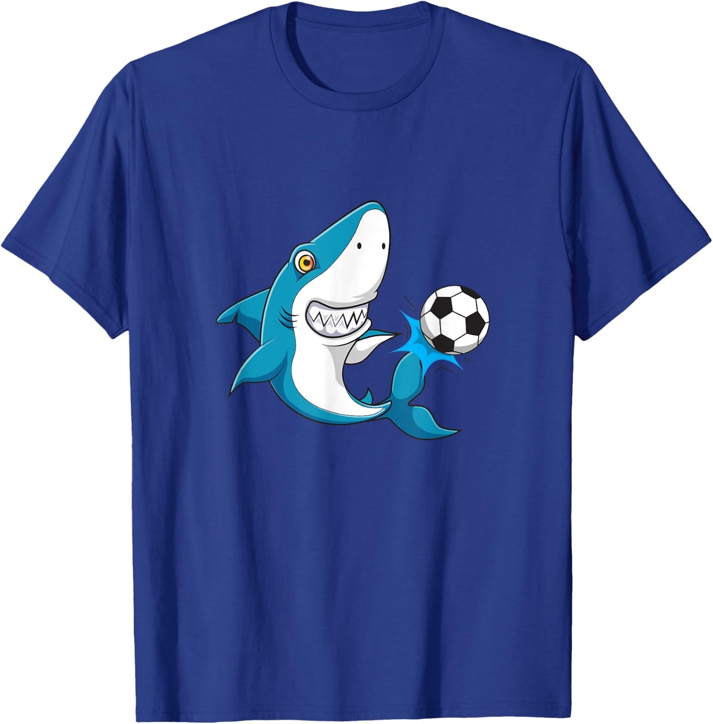 Cute soccer shark for soccer players T-Shirt - T-Shirt | Royal