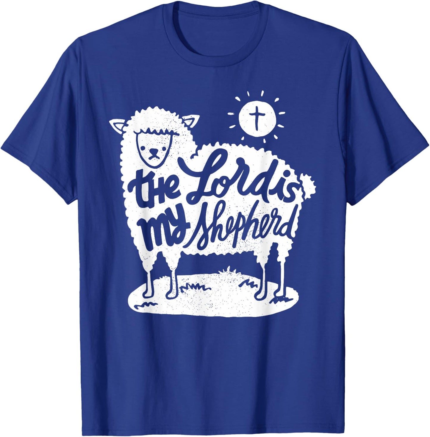 The Lord is my Shepherd - Christian Clothing T-Shirt - T-Shirt | Royal