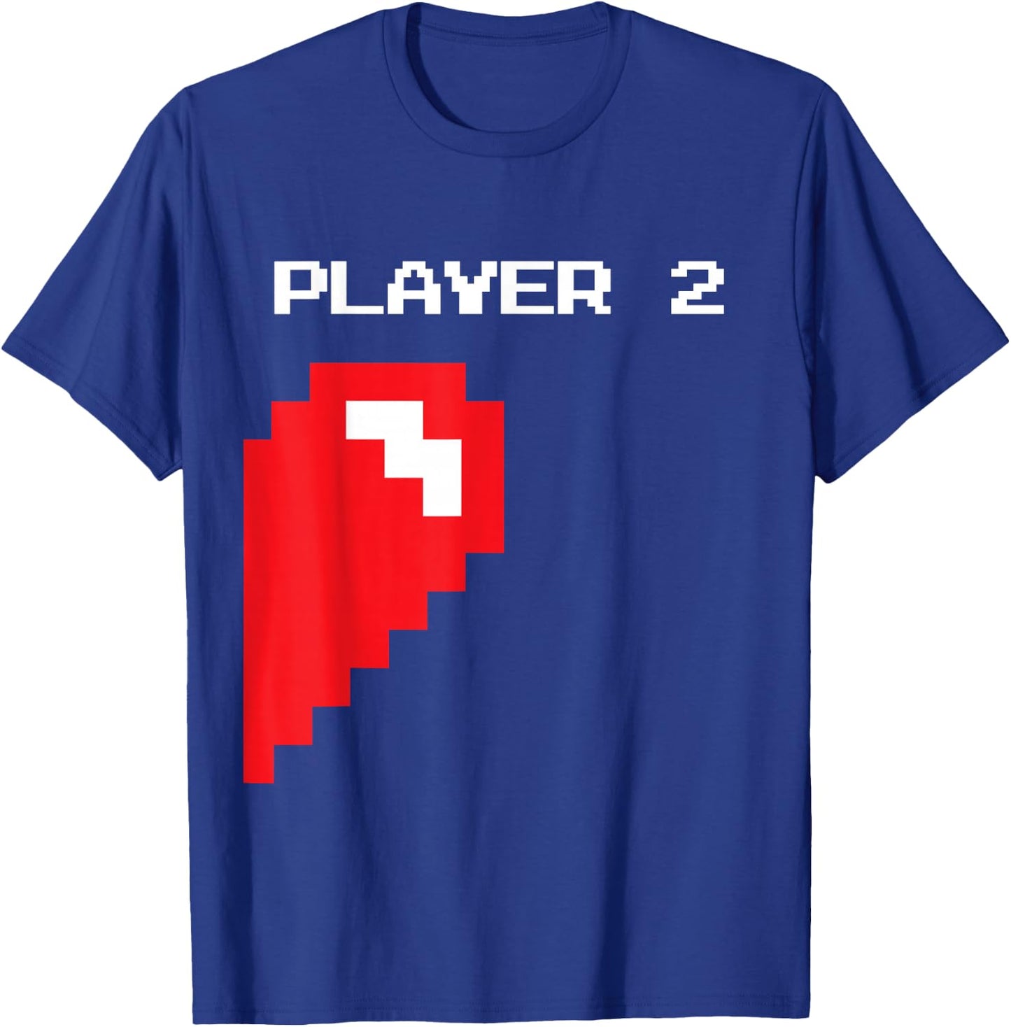 Matching Gamer Couple Valentine's Gift - Player 1 Player 2 T-Shirt - T-Shirt | Royal