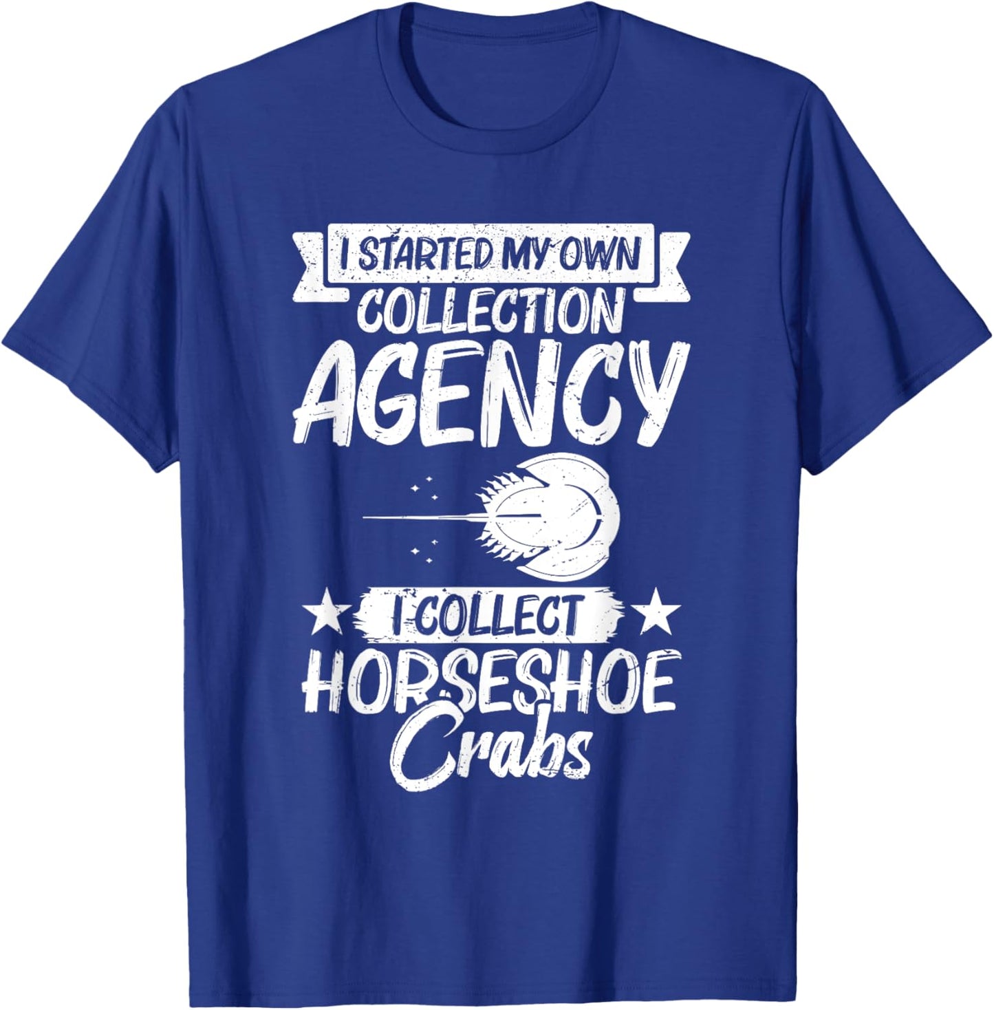 Horseshoe Crab Fossil Lover Biologist Xiphosura Encycloart T-Shirt - T-Shirt | Royal
