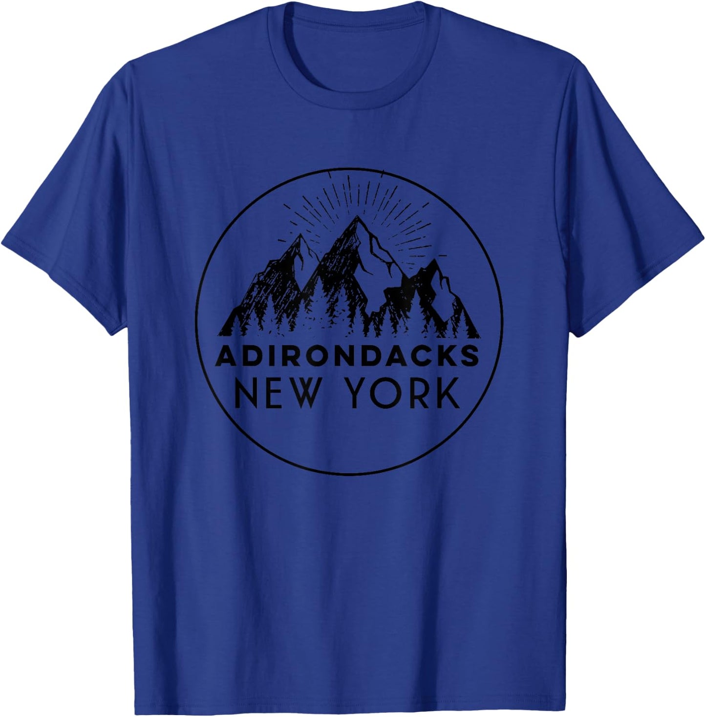 Adirondacks Shirt Women | Adirondacks New York Gift T-Shirt - T-Shirt | Royal