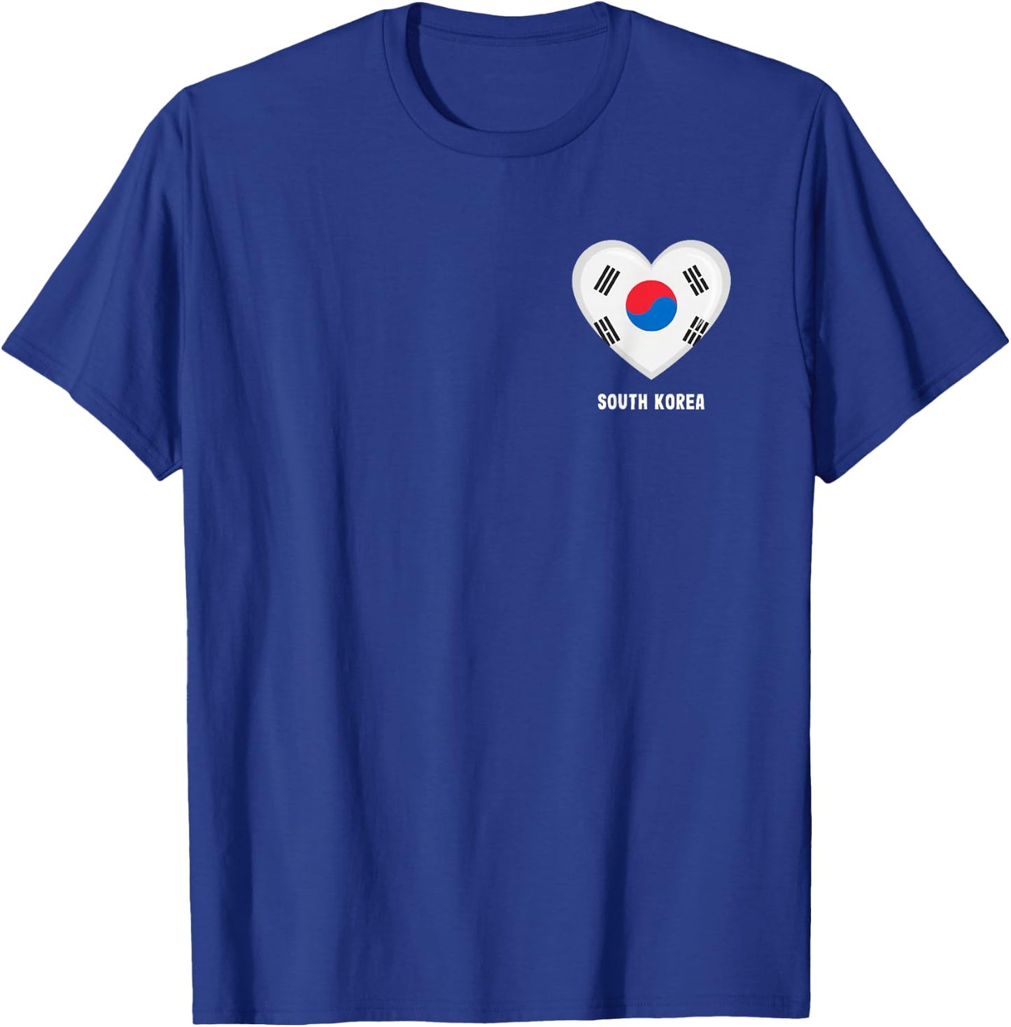 South Korea Flag Shirt | South Korean T-Shirt - T-Shirt | Royal