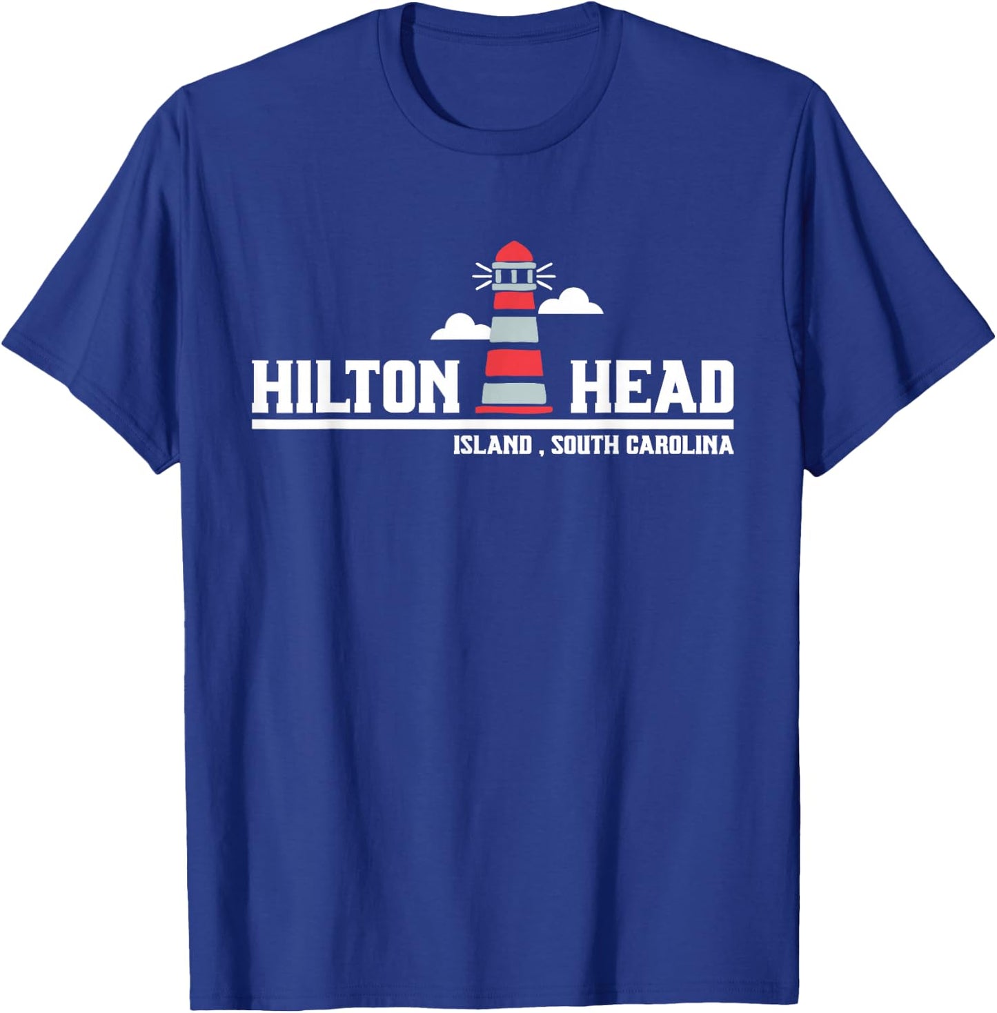 Hilton Head Island Lighthouse Nautical Souvenir SC Tourist T-Shirt - T-Shirt | Royal