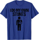 Funny I Do My Own Stunts | Broken Arm Get Well Gift Kids T-Shirt - T-Shirt | Royal
