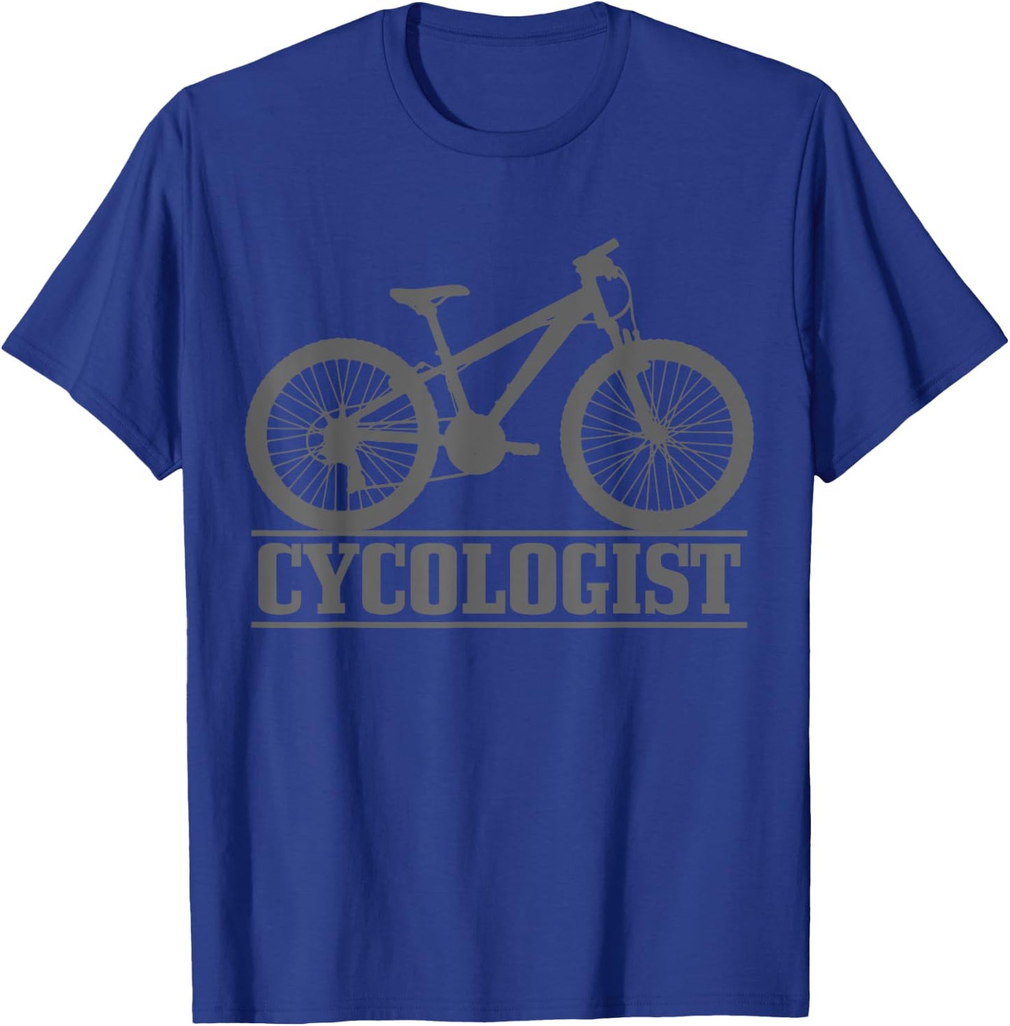 Cycologist Mountain Bike MTB Funny Mountain Biker Gift T-Shirt - T-Shirt | Royal