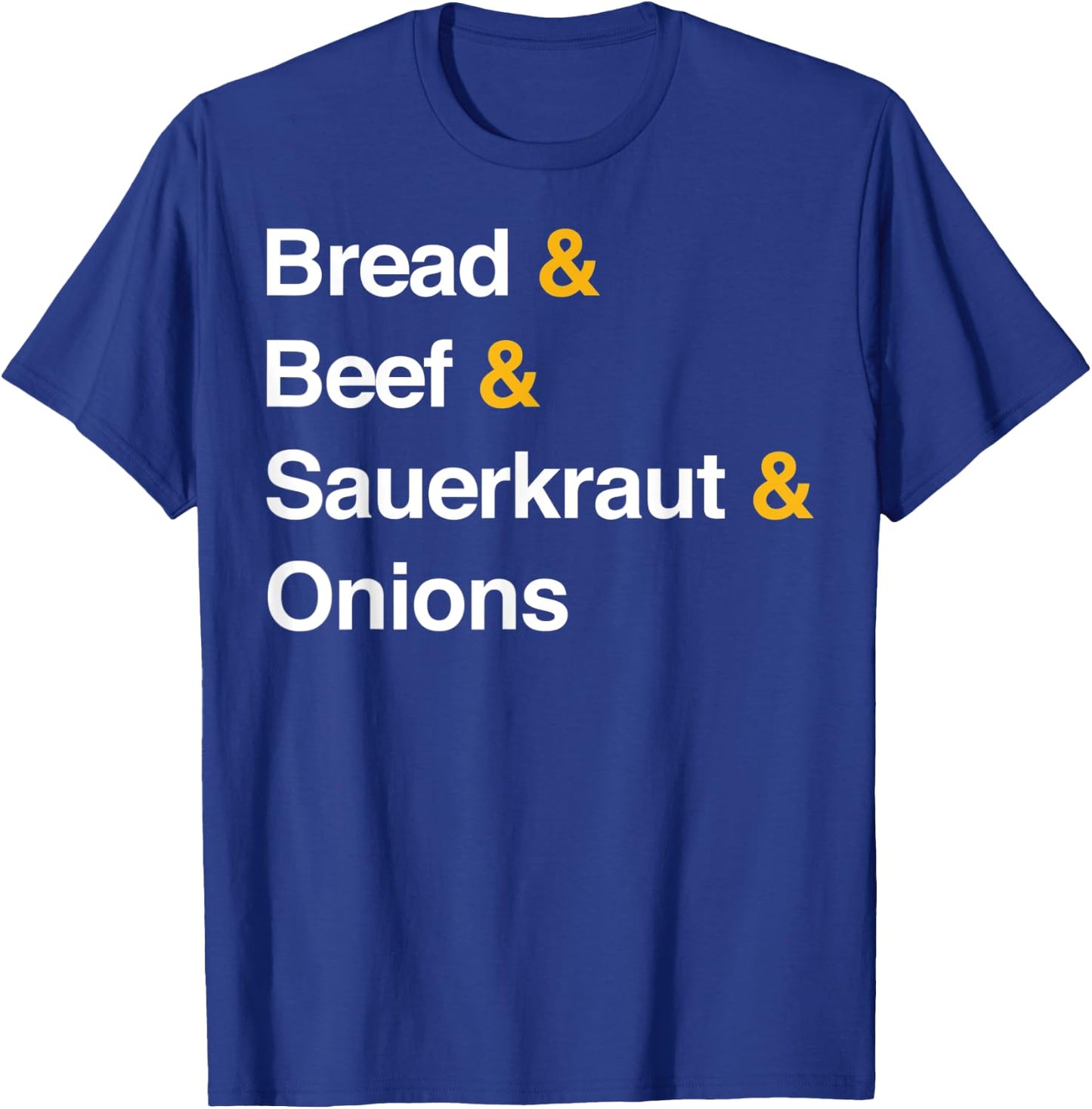 Ingredient List Nebraska Sandwich Runza T-Shirt - T-Shirt | Royal
