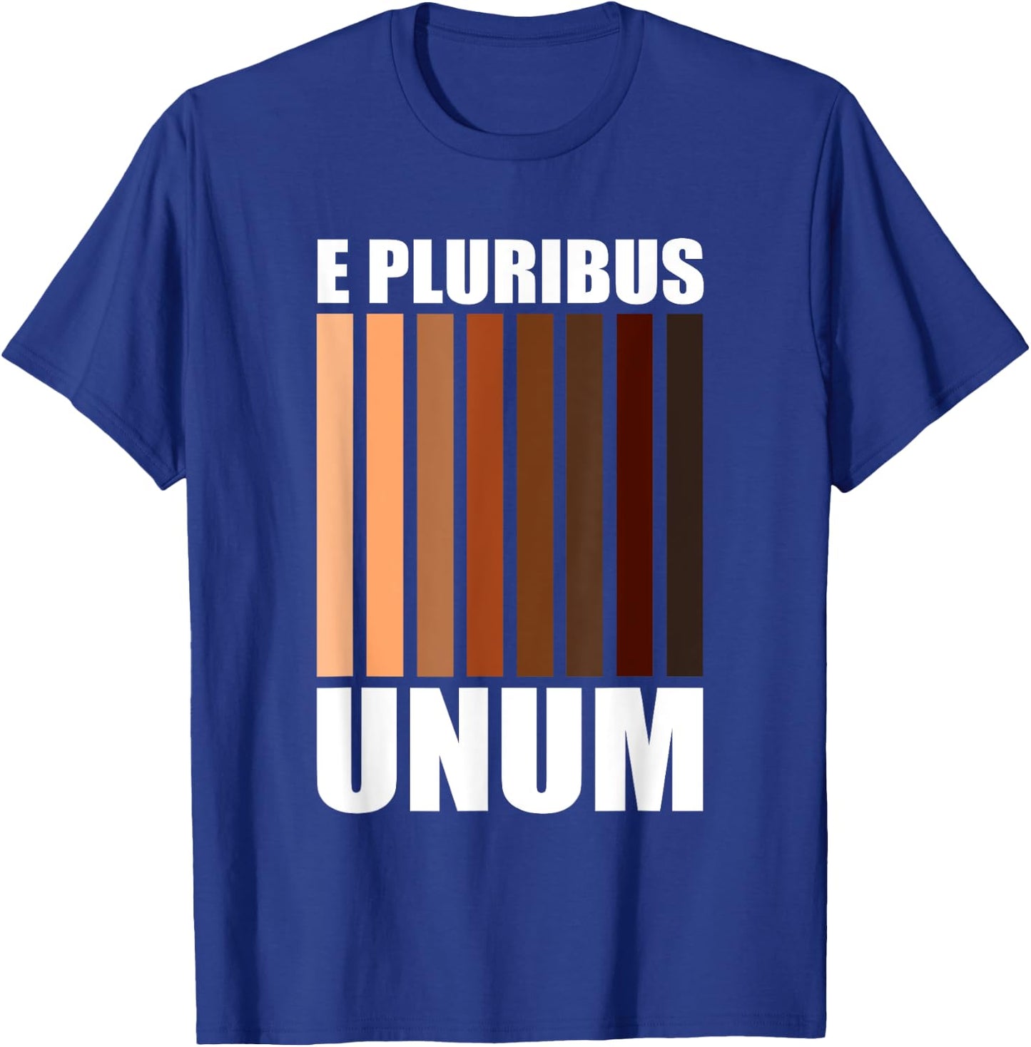 E Pluribus Unum | Cool Social Justice Diversity Melanin Gift T-Shirt - T-Shirt | Royal