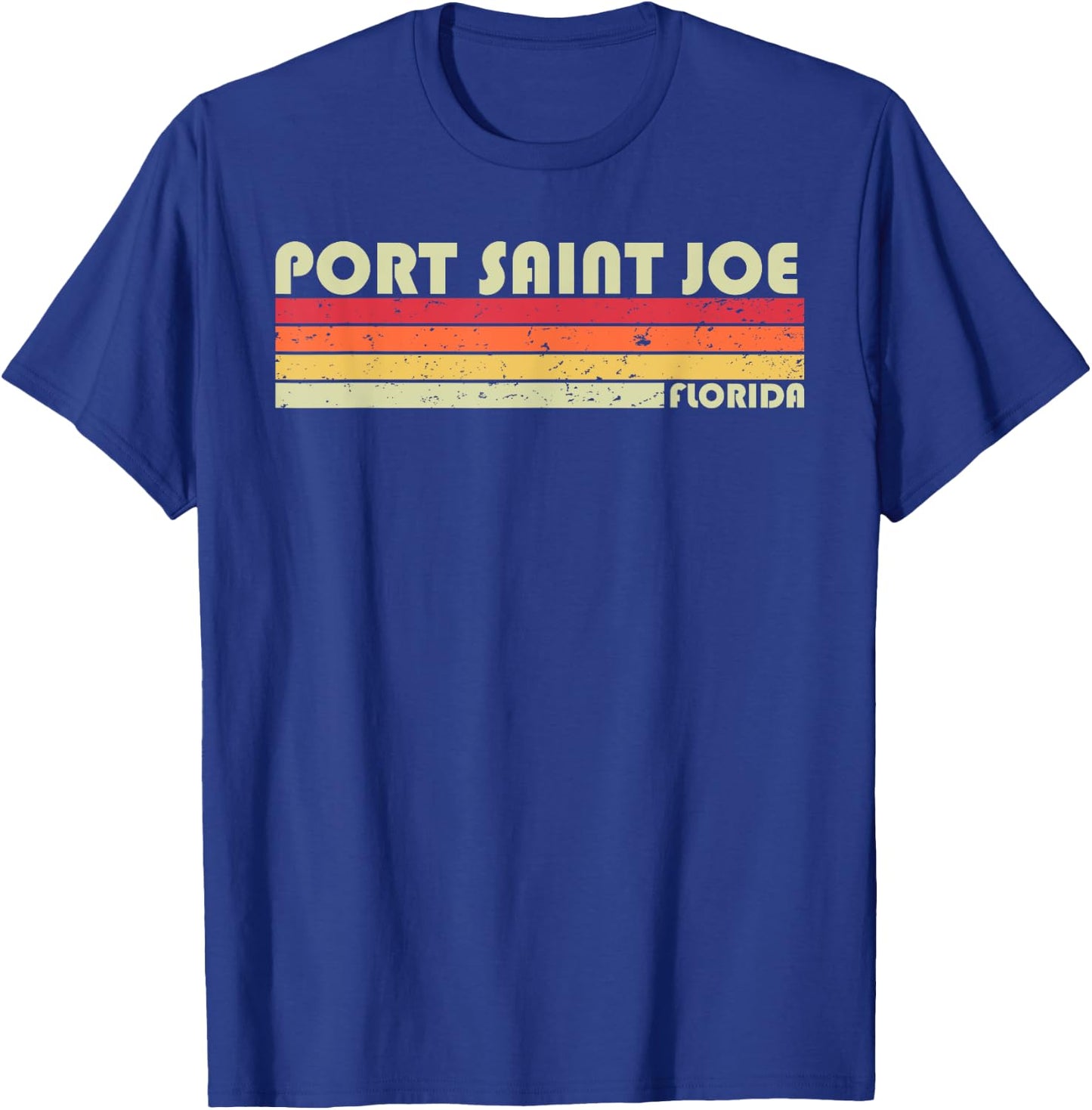 PORT SAINT JOE FL FLORIDA Funny City Home Roots Gift Retro T-Shirt - T-Shirt | Royal